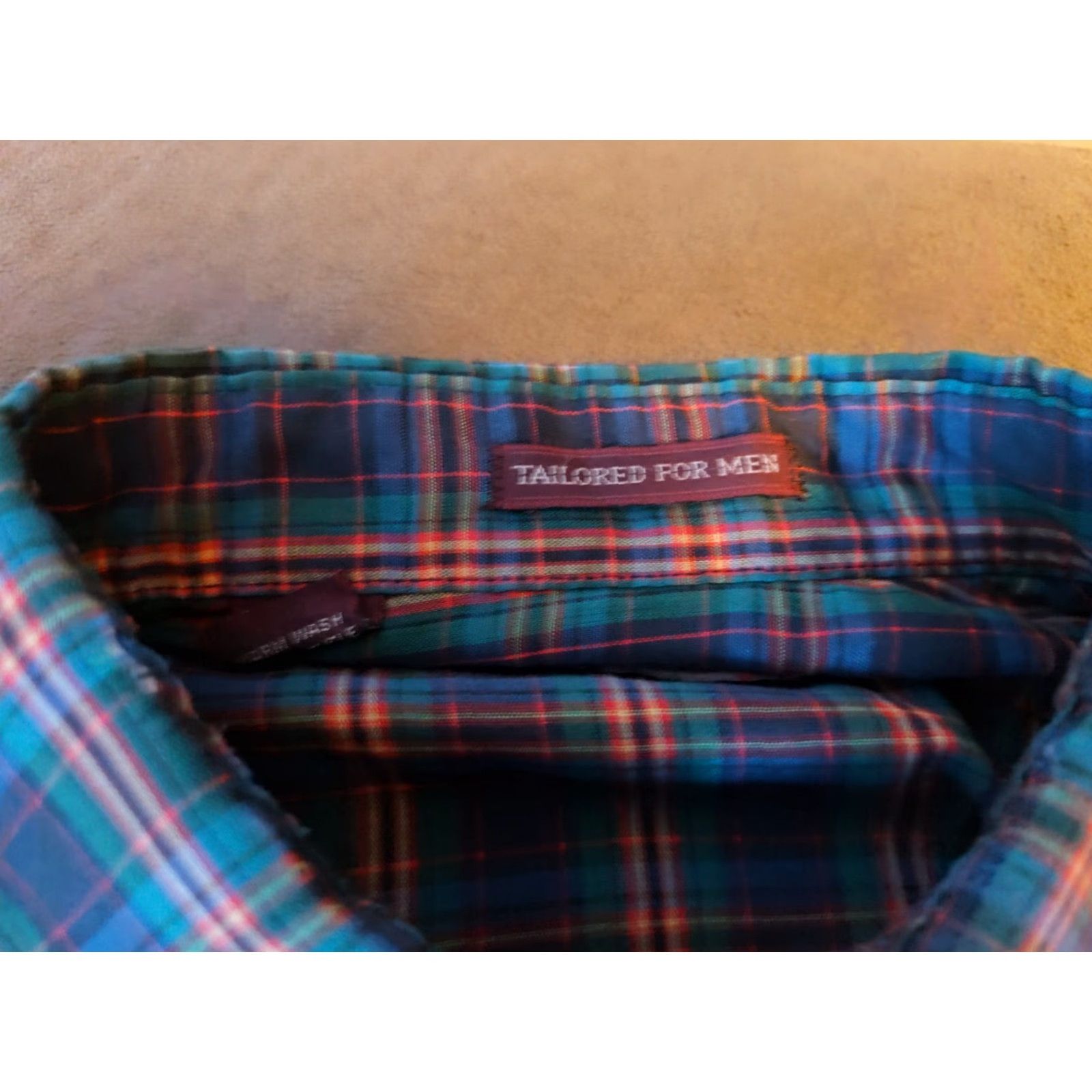 Levi's VTG Levi’s 80s Plaid Action Shirt Long Sleeve Size L Green/Red Made In USA Size US L / EU 52-54 / 3 - 6 Thumbnail