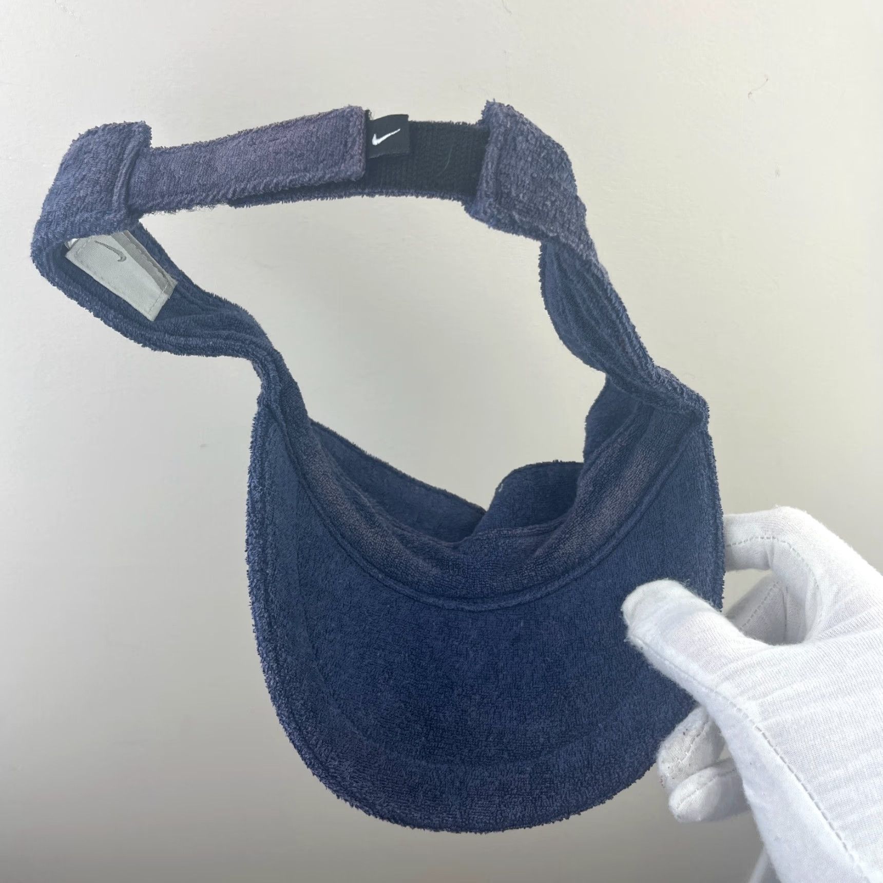 Nike VINTAGE Nike Visor Hat / Visor Strap Back / Men / One Size / Blue / Y2K / Hat Mens Size ONE SIZE - 3 Thumbnail