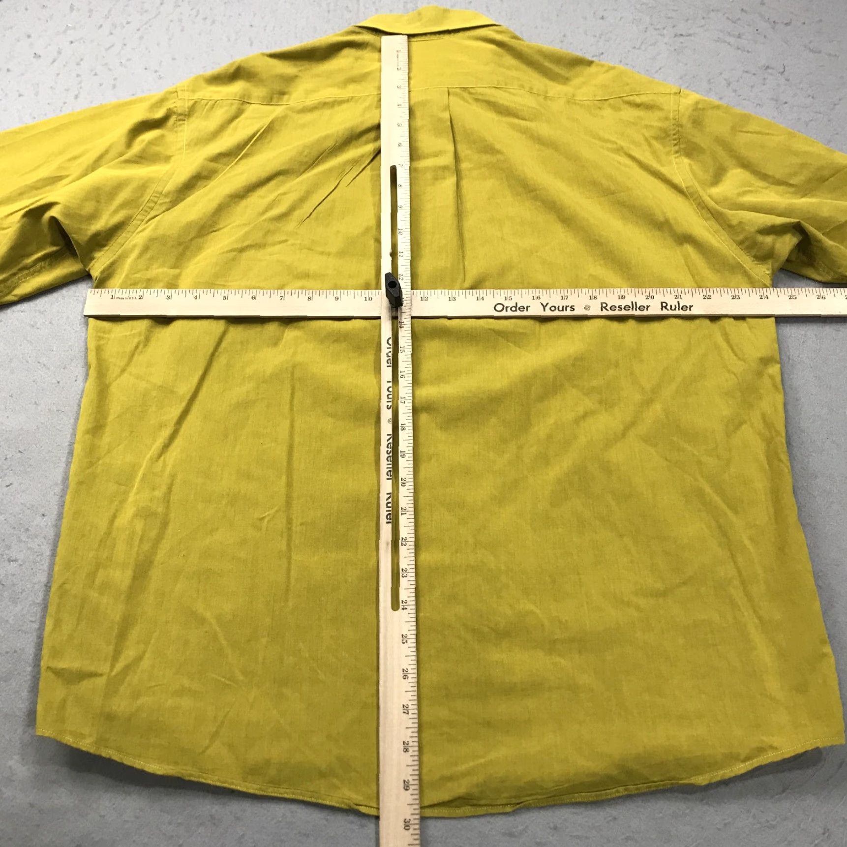 Kenzo KENZO Shirt Mens XL 3 Yellow Green Homme Paris Made France Casual Long Sleeve Button-Up Cotton Vintage Size US XL / EU 56 / 4 - 7 Thumbnail