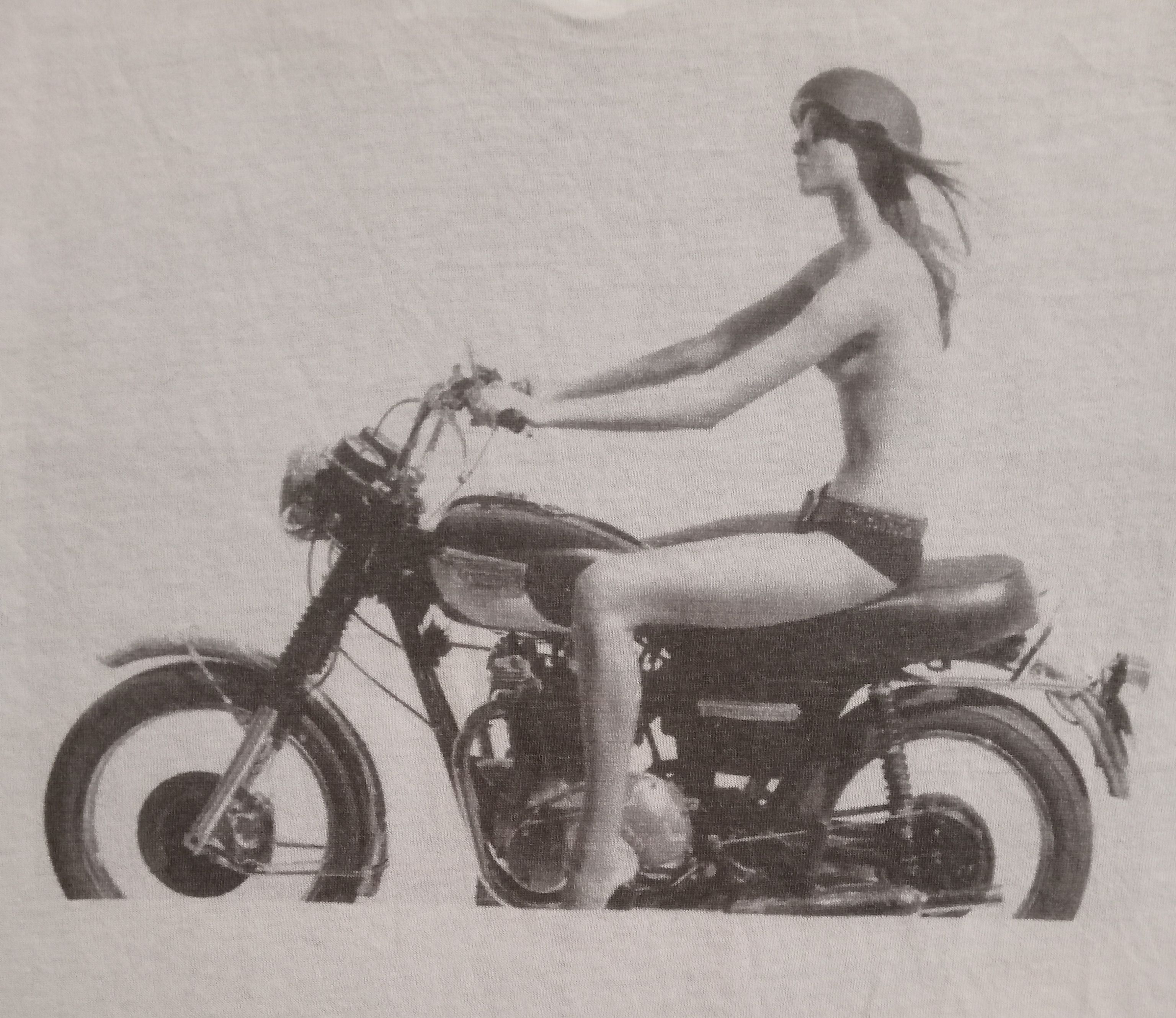 Zadig & Voltaire Zadig & Voltaire Sexy Lady Triumph Biker T Shirt Size M / US 6-8 / IT 42-44 - 9 Thumbnail