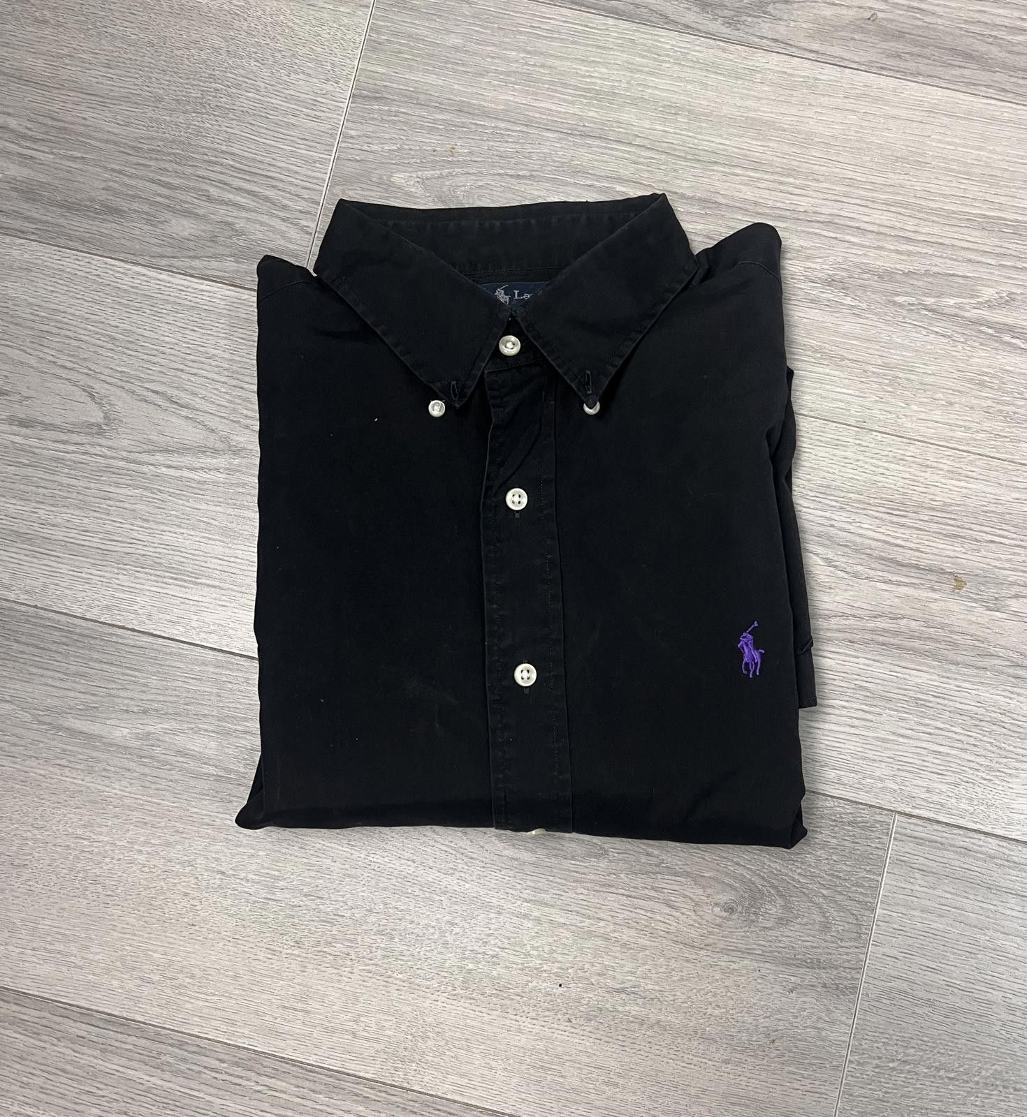 Polo Ralph Lauren Ralph Lauren Vintage Black Classic‑Fit Shirt XL Size US XL / EU 56 / 4 - 1 Thumbnail