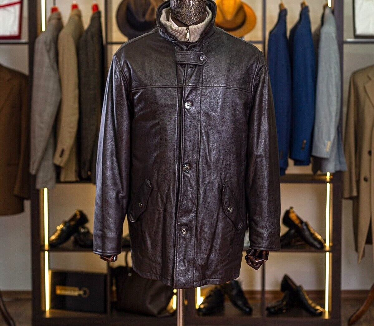 Loro Piana luxurious lora piana nutria leather jacket set Size US XXL / EU 58 / 5 - 1 Thumbnail