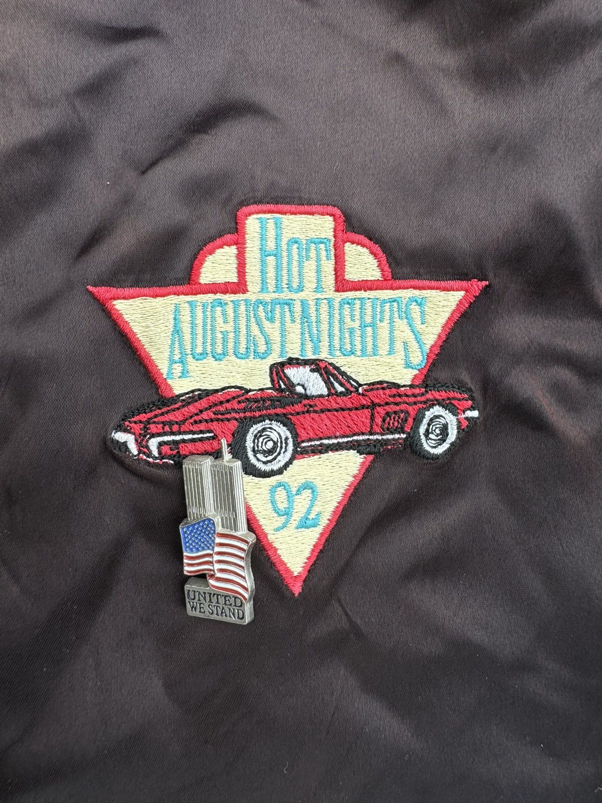 Vintage 1992 Hot August Nights Hot Rod Car Vintage 90’s Satin Jacket Size US M / EU 48-50 / 2 - 9 Thumbnail