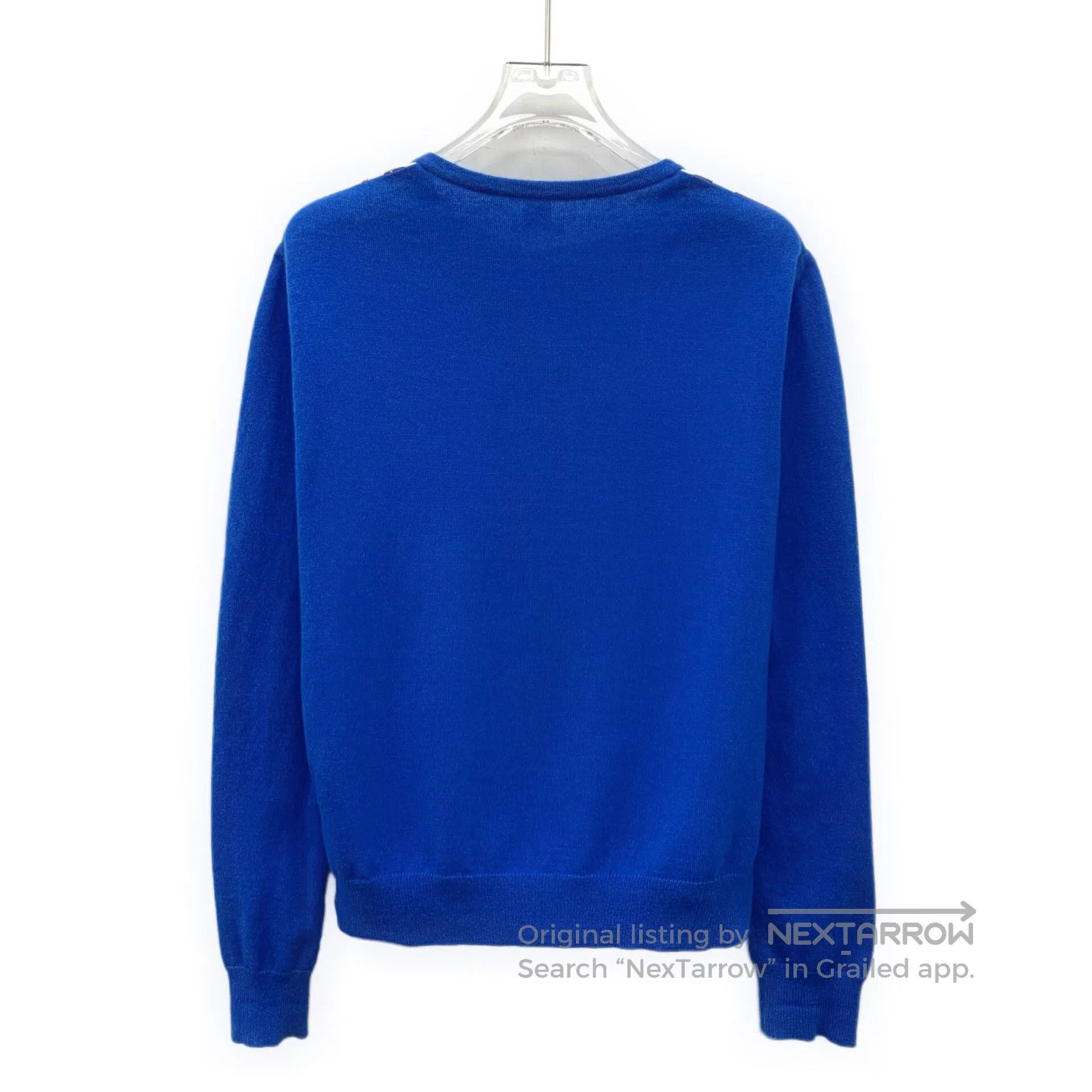 Hermes Hermes Dark Blue Carriage Print Patchwork Cashmere Round N Size XS / US 0-2 / IT 36-38 - 2 Thumbnail