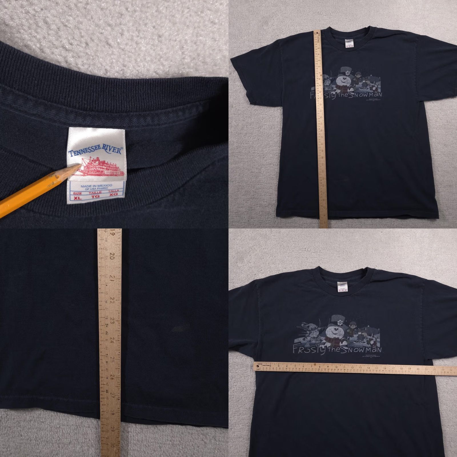 Vintage VINTAGE Frosty the Snowman Shirt Mens XL Christmas 2001 Holiday Tee Shirt Size US XL / EU 56 / 4 - 8 Thumbnail