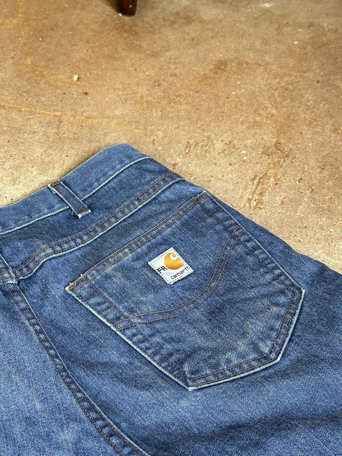 Carhartt Carhartt FR Thick Denim Jeans Size US 32 / EU 48 - 3 Thumbnail
