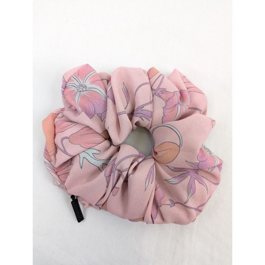 Balenciaga o1rshd1 Size: OS / Zip Scrunchie Silk & Brass in Multicolor Size ONE SIZE - 2 Thumbnail