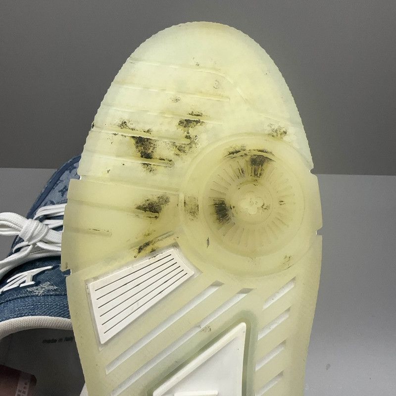 Louis Vuitton Louis Vuitton Blue Denim Low-Top Sneakers -2508 Size US 9 / EU 42 - 6 Thumbnail