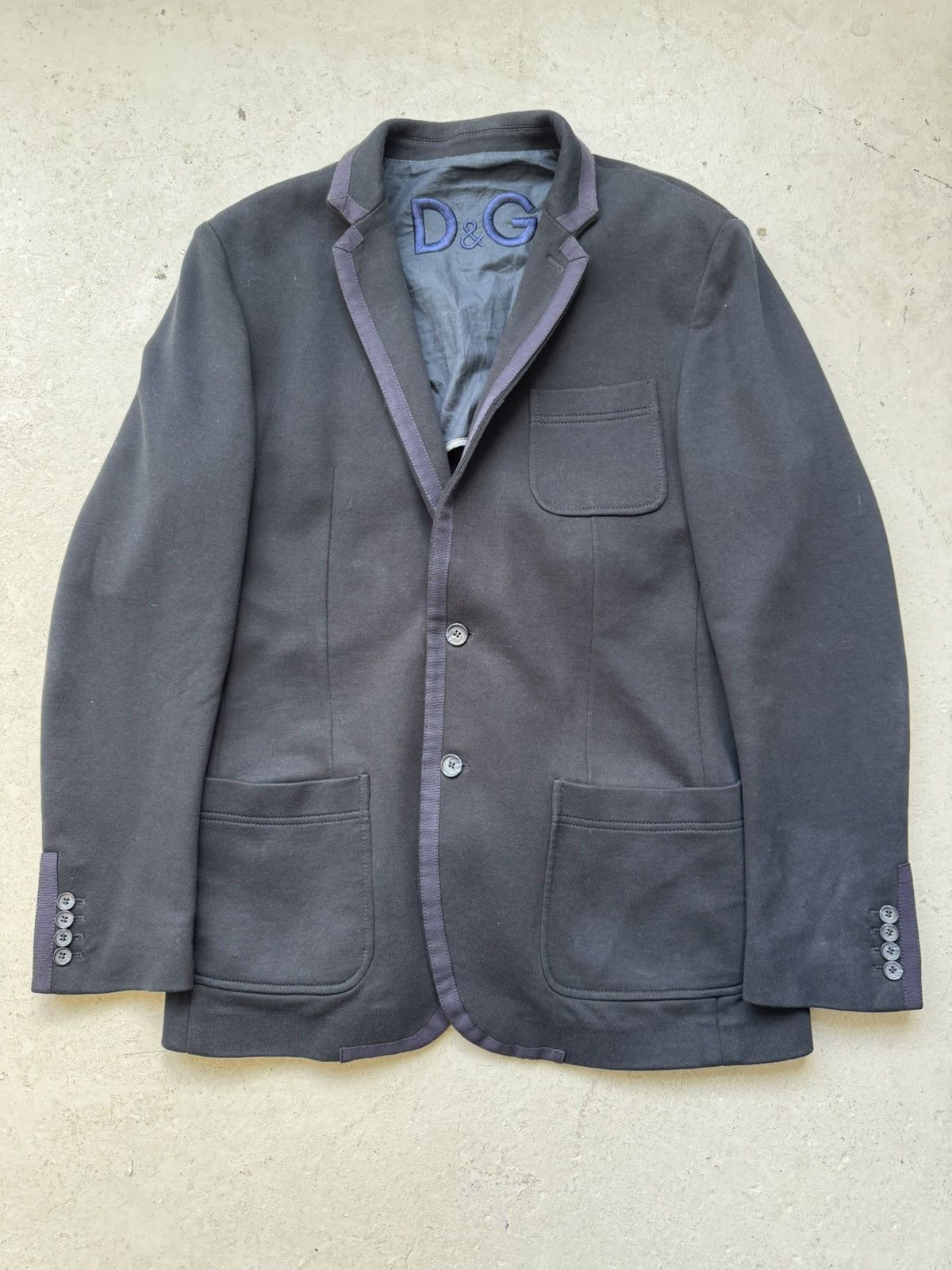 Dolce & Gabbana Dolce & Gabbana Wool Blazer Size US L / EU 52-54 / 3 - 1 Thumbnail