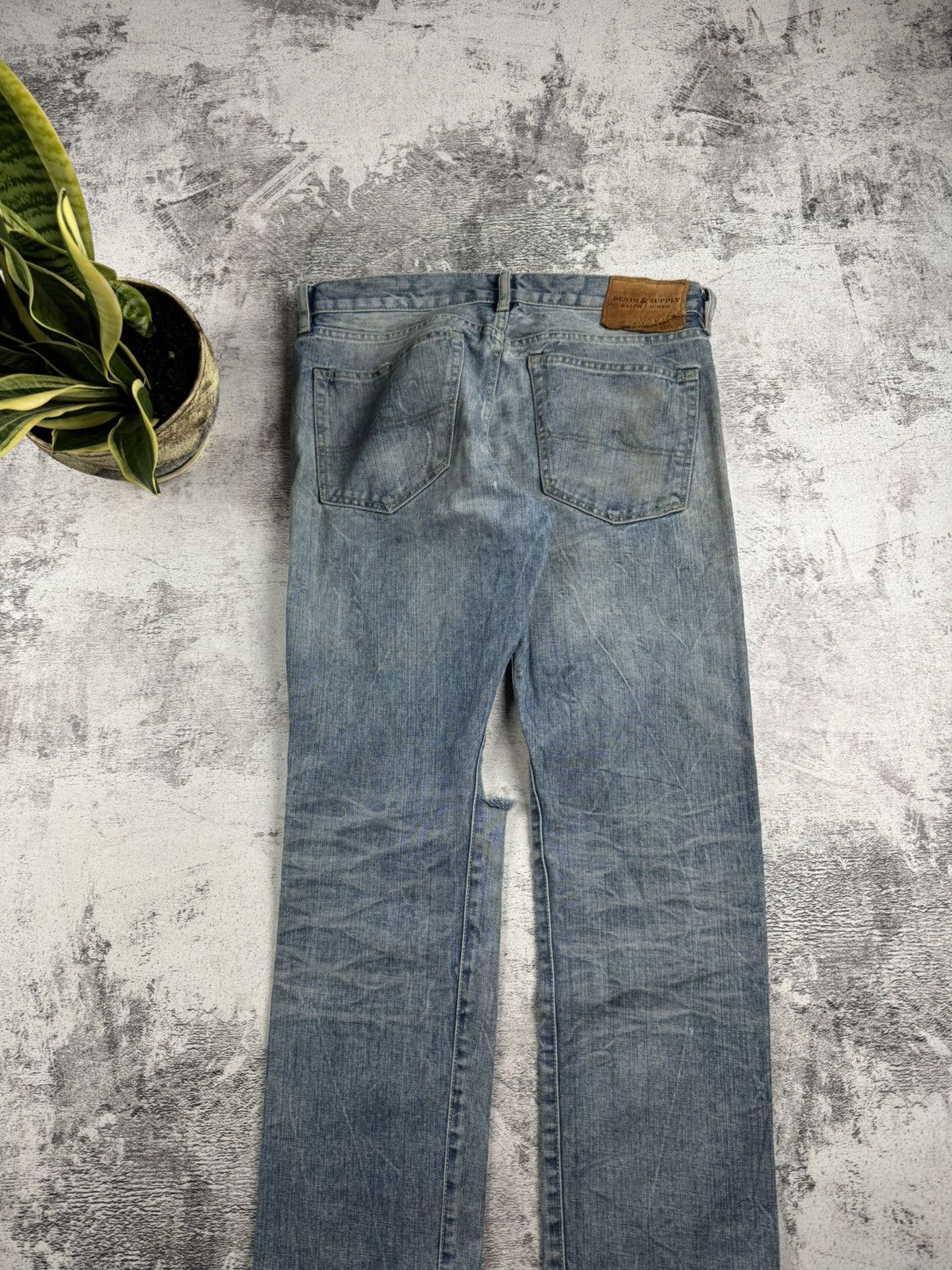 Denim & Supply Ralph Lauren Vintage Denim & Supply 32/34 Ralph Lauren Slim Distressed Jeans Pants Trousers Size US 32 / EU 48 - 16 Thumbnail