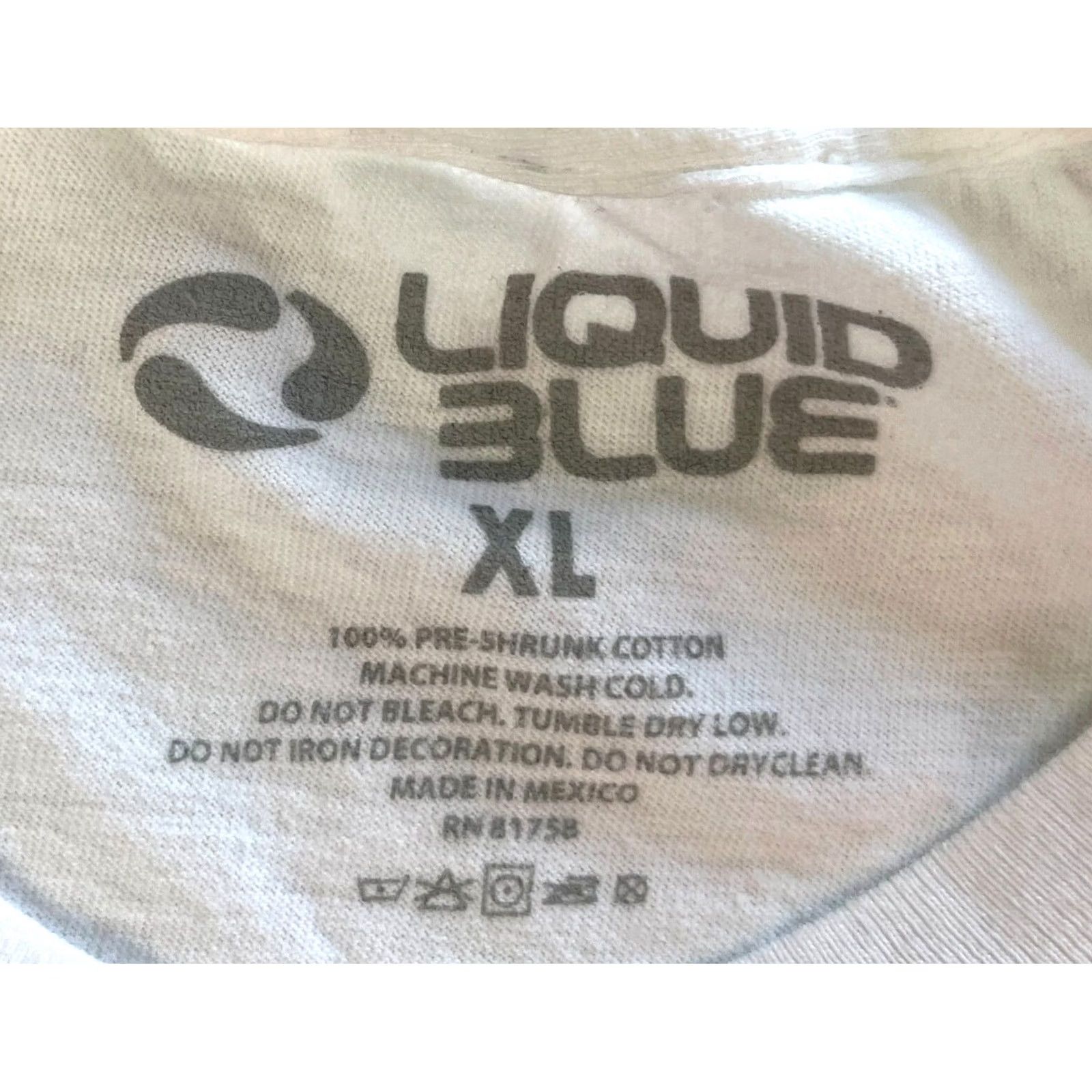 Liquid Blue Liquid Blue Jimi Hendrix T-Shirt Men’s XL White Music Shirt Vintage 2016? Size US XL / EU 56 / 4 - 6 Thumbnail