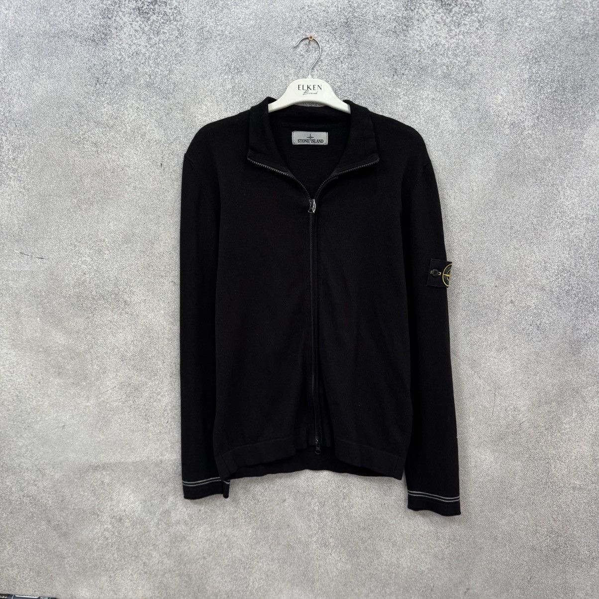 Stone Island Vintage Stone Island Full Zip Up Sweater Knitting Rare Size US S / EU 44-46 / 1 - 1 Thumbnail