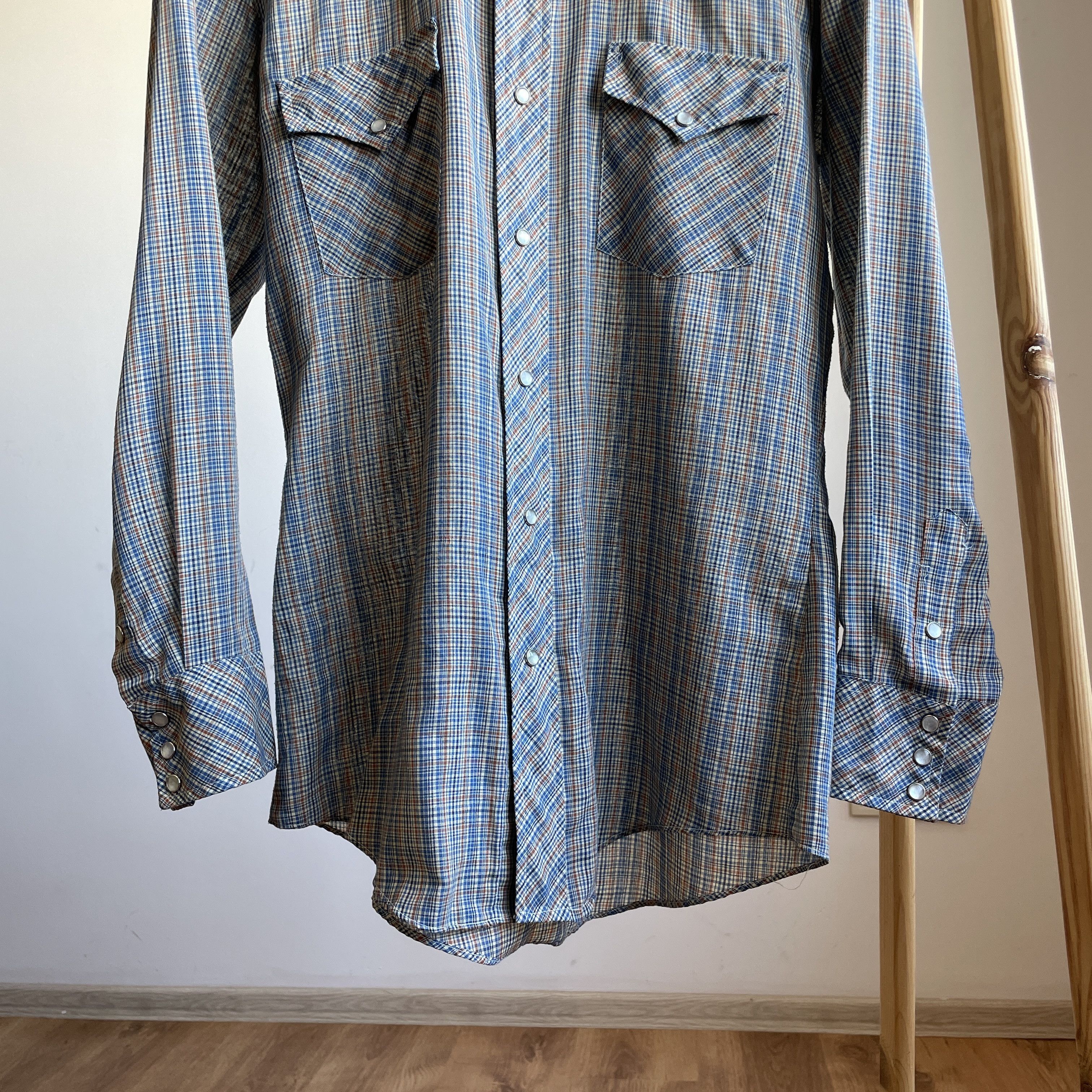 JCPenney JC Penney Vintage 70's 80's Snap Button Western Shirt Size US M / EU 48-50 / 2 - 5 Thumbnail