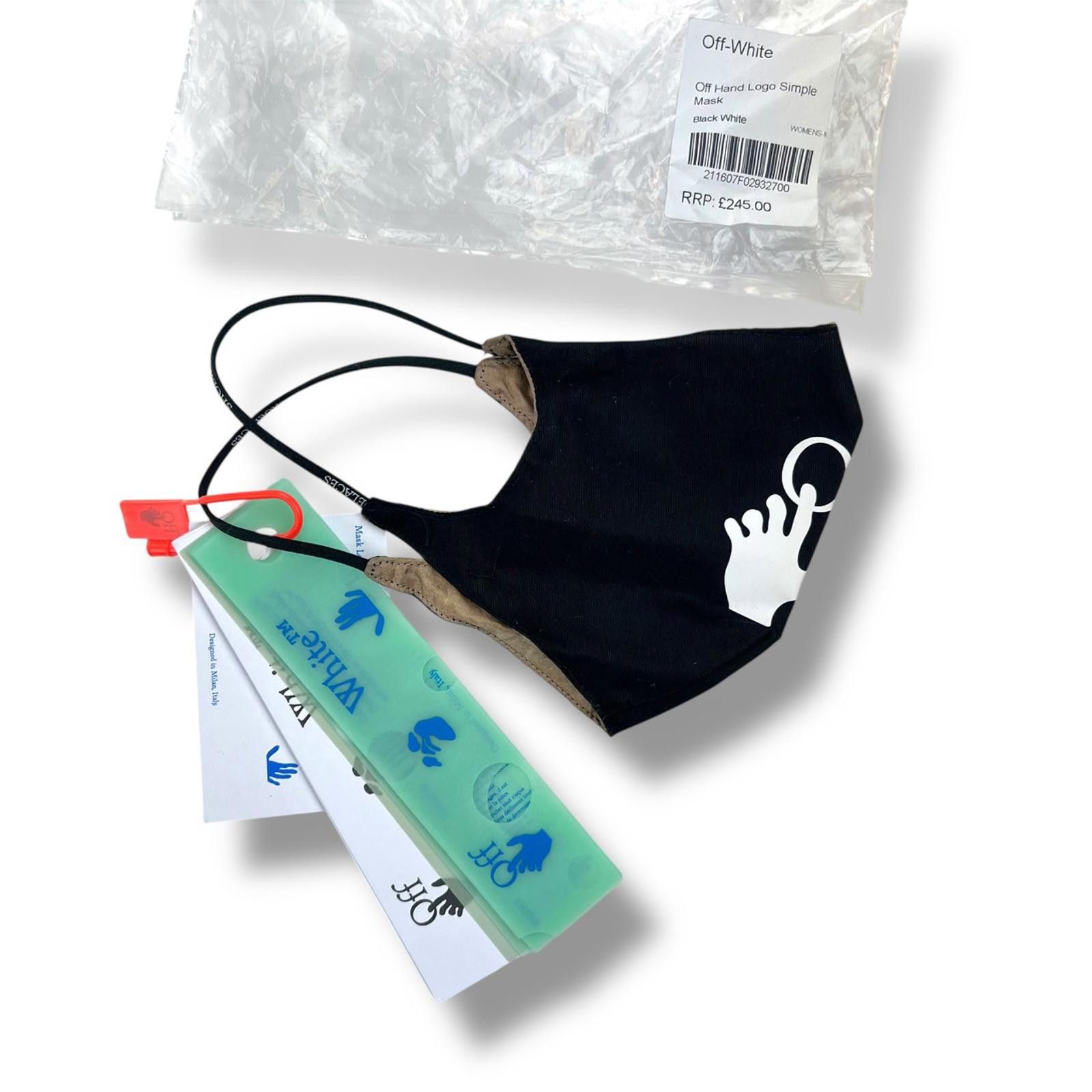 Off-White Off-White Hand Logo Simple Face Mask Size ONE SIZE - 2 Thumbnail