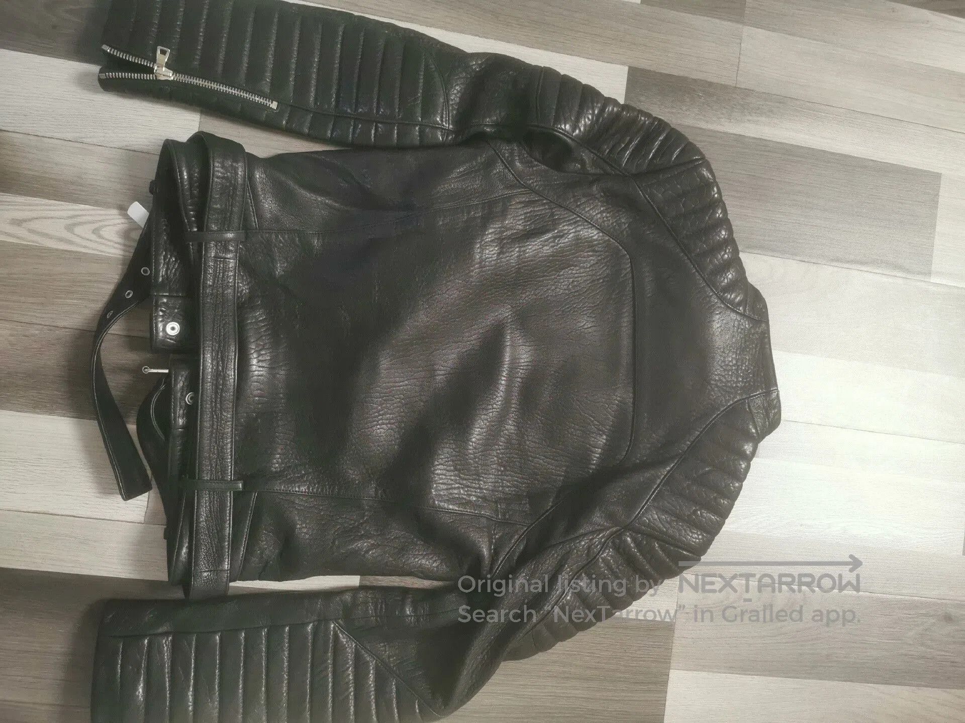 Balmain Classic Black Balmain Leather Jacket. Size US M / EU 48-50 / 2 - 4 Thumbnail