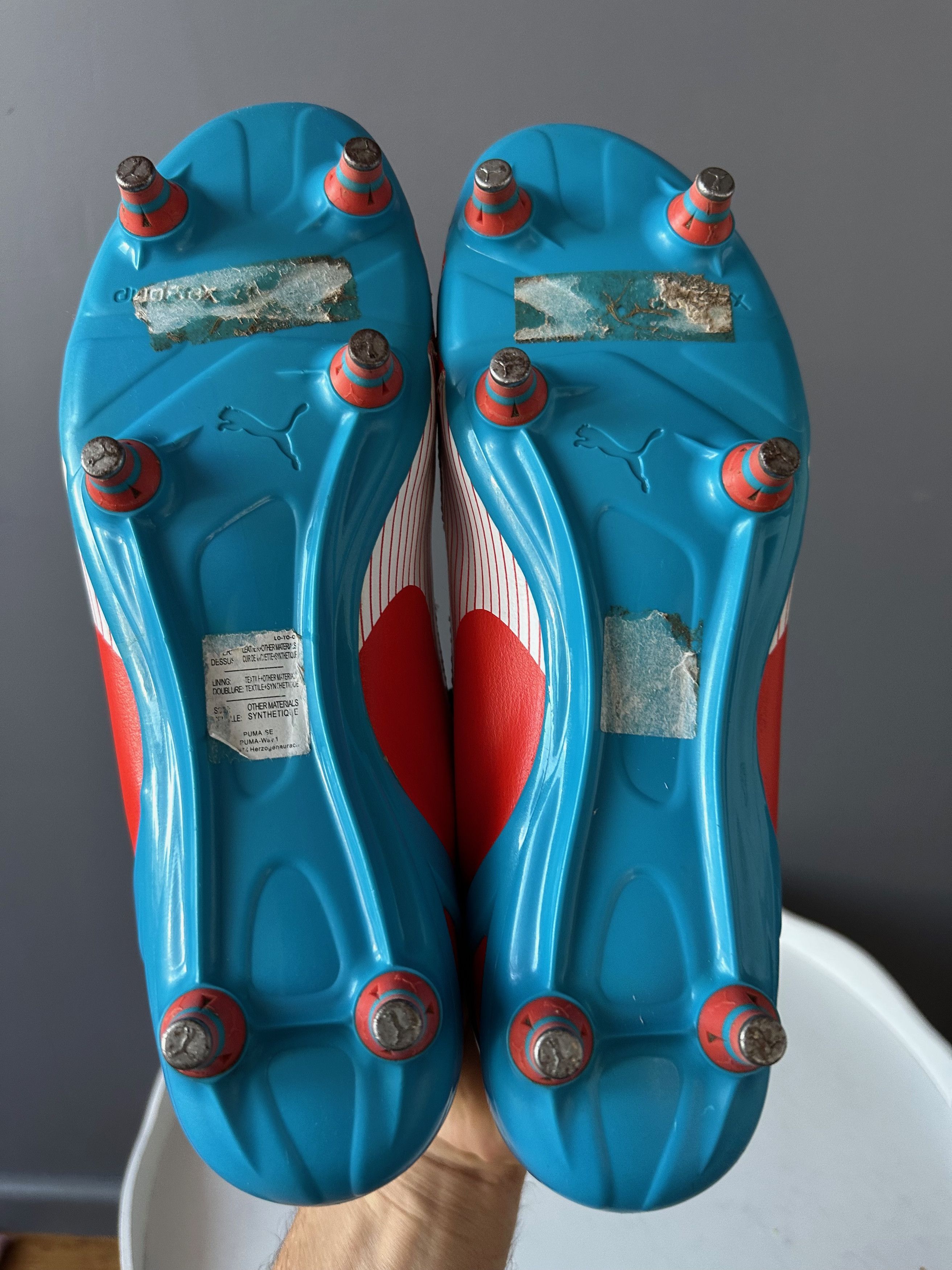Puma Puma Evospeed 1-K Leather Cleats soccer boots shoes Size US 9 / EU 42 - 8 Thumbnail
