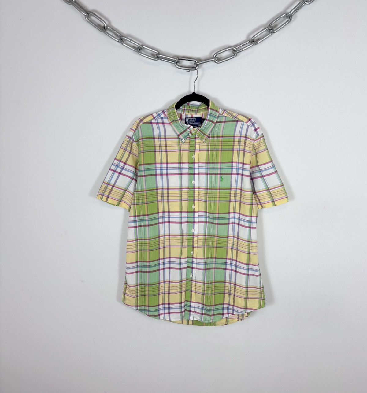 Polo Ralph Lauren Polo Ralph Lauren Vintage Men’s Check Short Sleeve Shirt Size US L / EU 52-54 / 3 - 1 Thumbnail