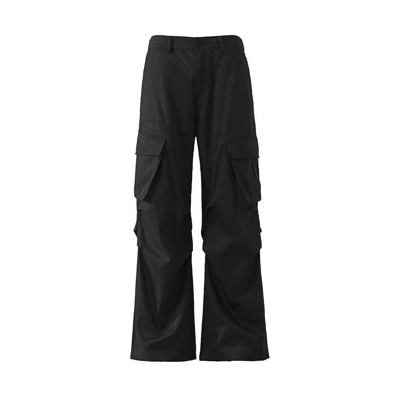 Japanese Brand × Vintage Street pleat design large pocket work trousers Size US 30 / EU 46 - 3 Thumbnail