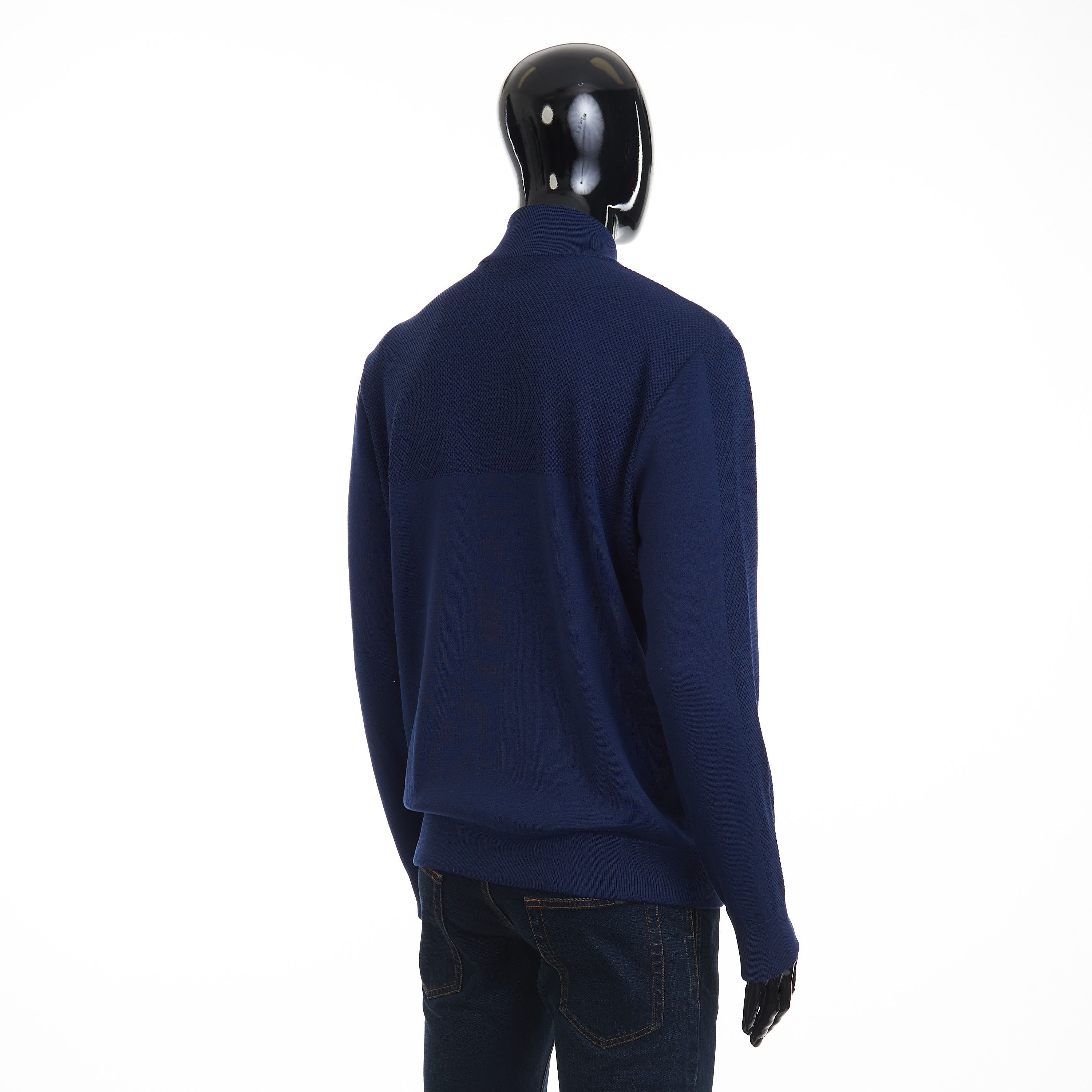 Stefano Ricci Knit Jogging Blouson - Full Zip, Matte Crocodile Insert Size US XL / EU 56 / 4 - 6 Thumbnail