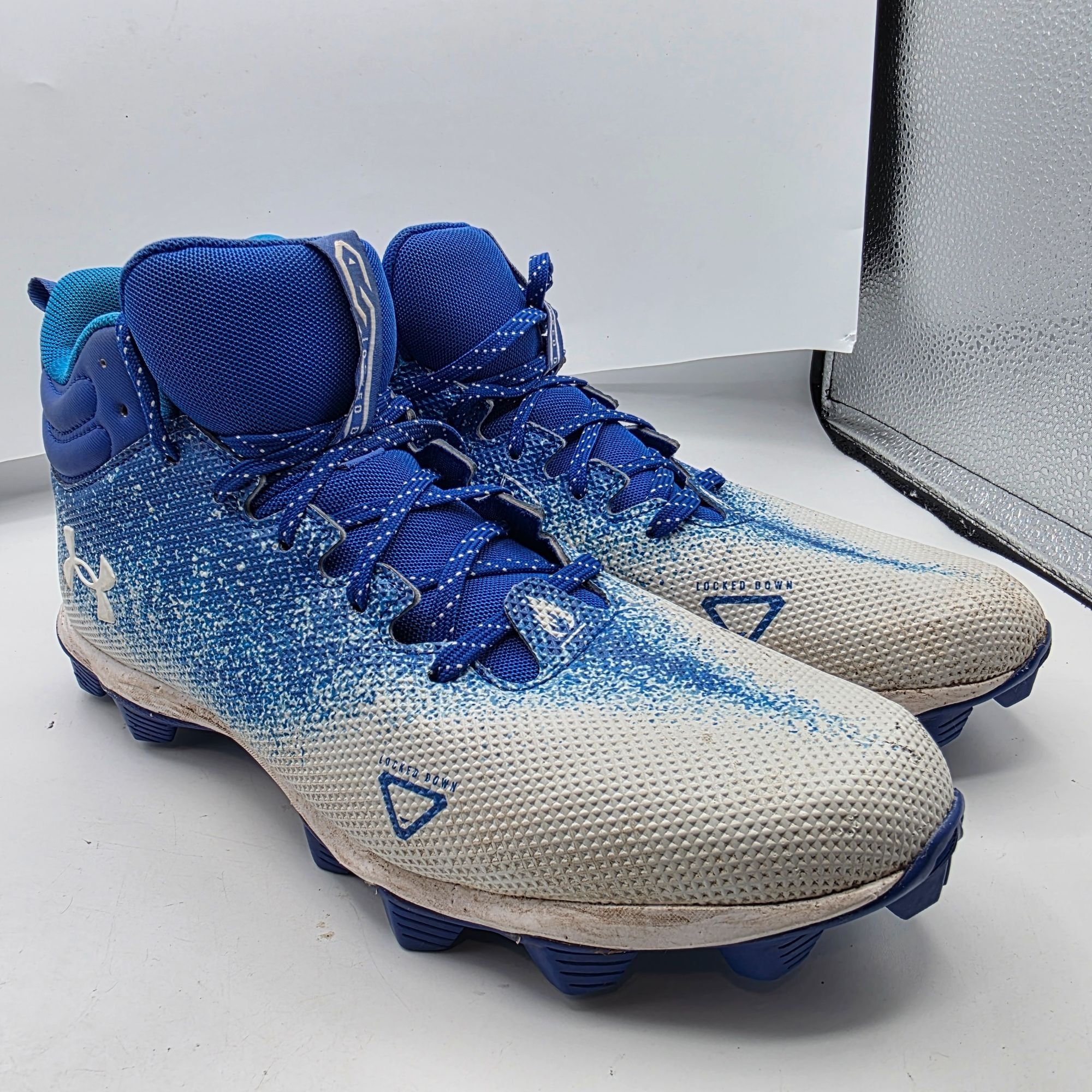 Under Armour Under Armour Spotlight Franchise 2.0 Mens Size 10.5 Blue Whi Size US 10.5 / EU 43-44 - 1 Thumbnail