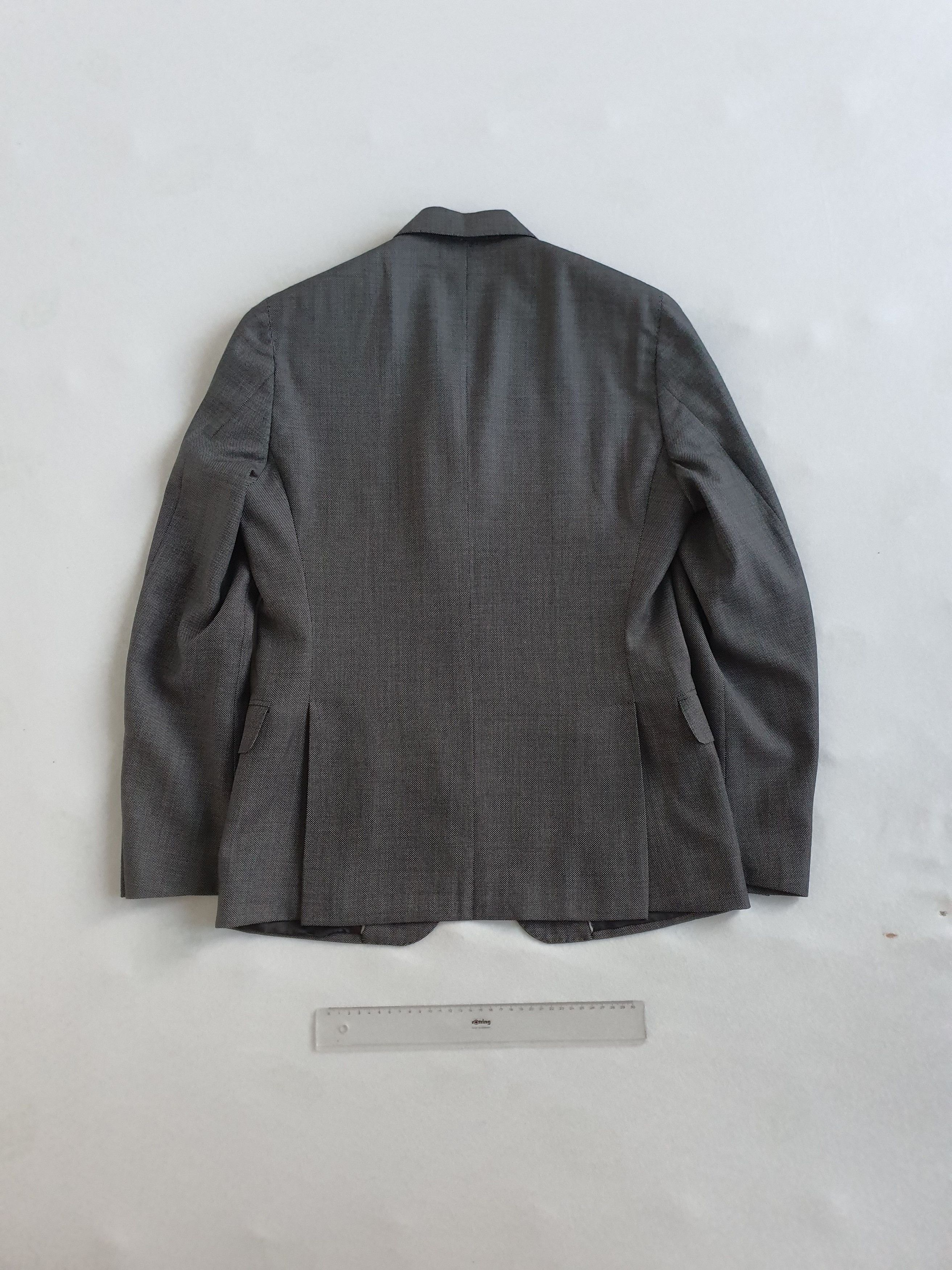 Lardini Sports Coat Suit Jacket - Gray (Birdseye) - Sz EU 48 Size 38R - 2 Thumbnail