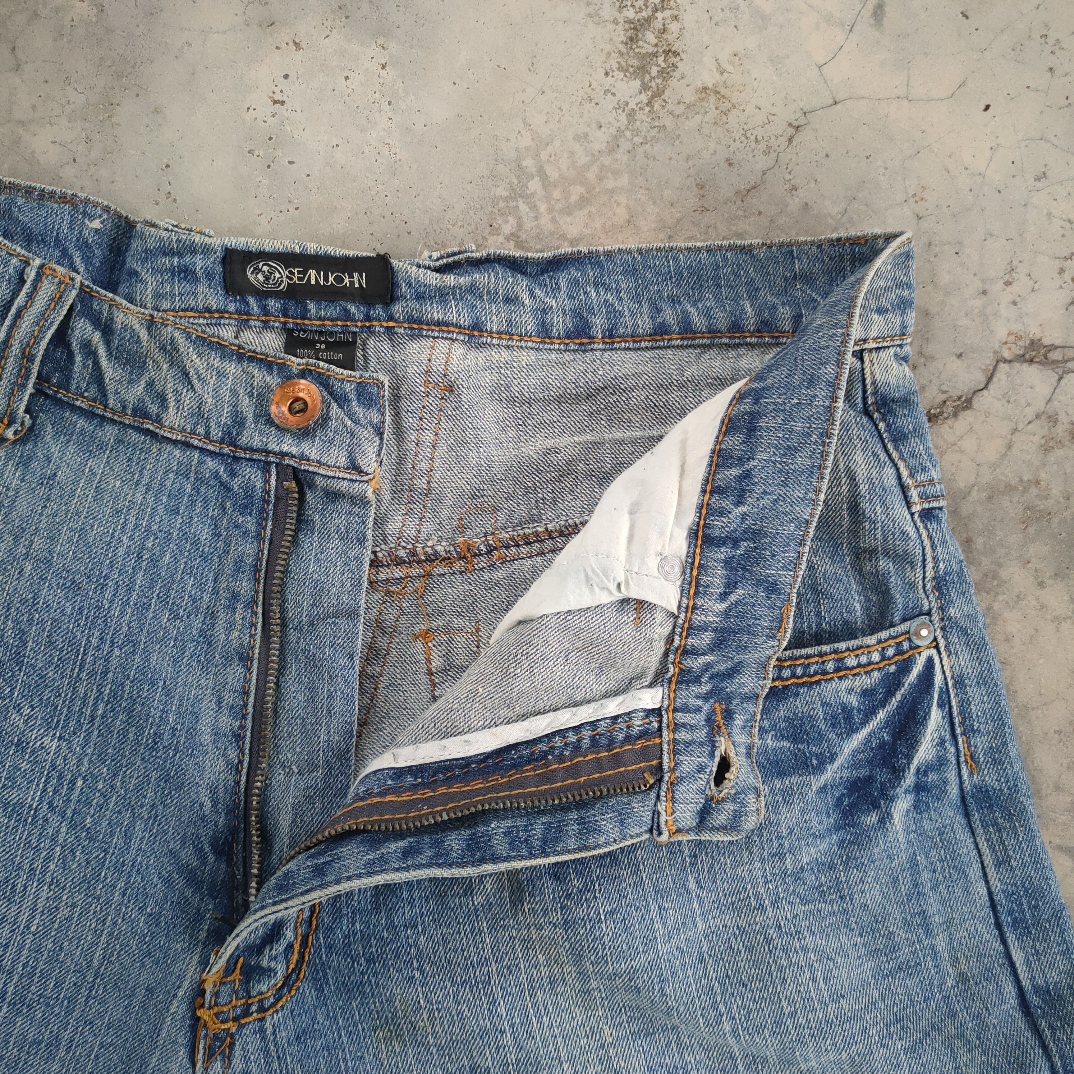 Japanese Brand W37 VINTAGE SEAN JOHN FADED JEANS DENIM PANTS Size US 37 - 8 Thumbnail