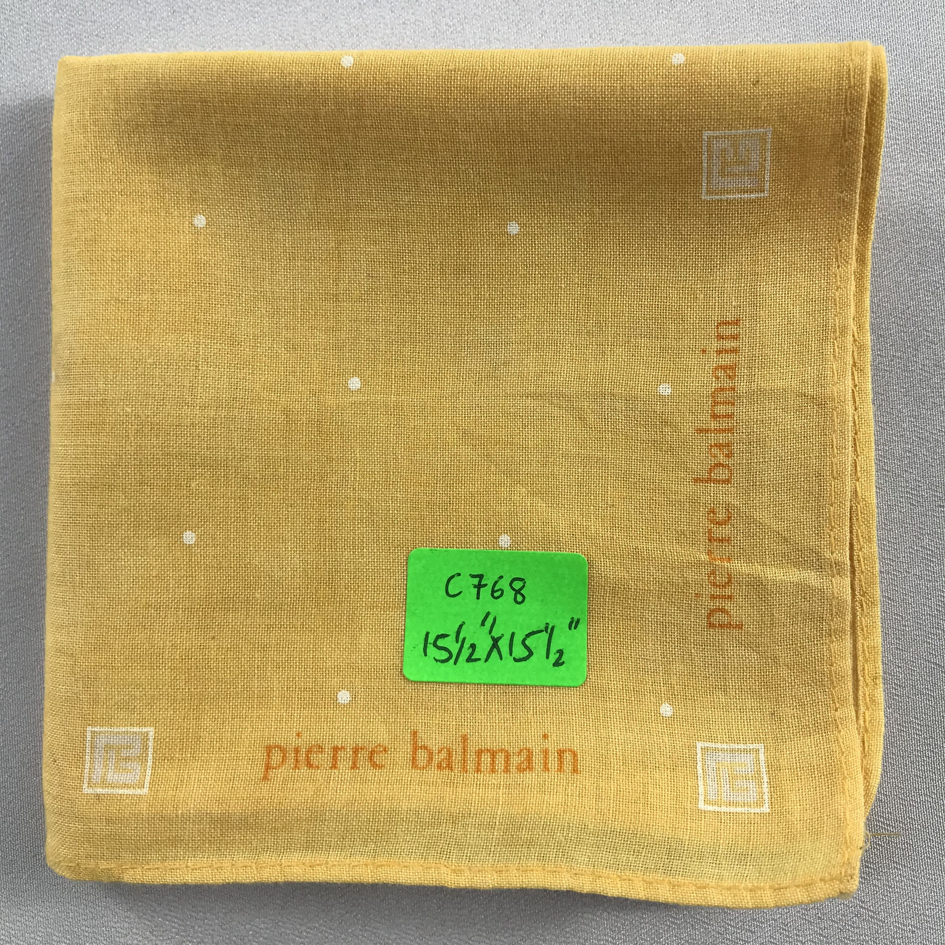 Pierre Balmain Pierre Balmain Handkerchief / Bandana / Neckerchief C768 Size ONE SIZE - 7 Thumbnail