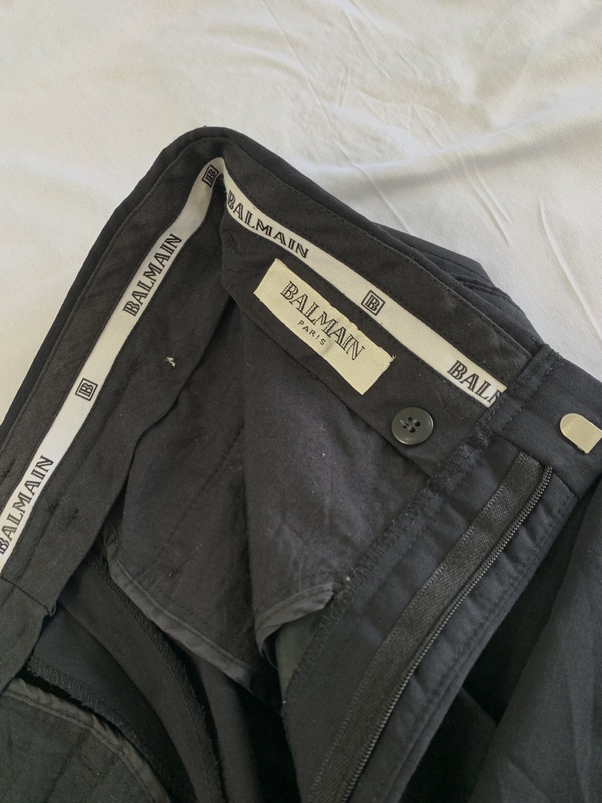 Balmain balmain double pleated trousers pant Size US 30 / EU 46 - 7 Thumbnail
