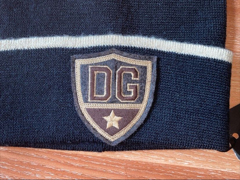 Dolce & Gabbana DOLCE & GABBANA PATCHED LOGO WOOL BEENIE HAT Size ONE SIZE - 2 Thumbnail