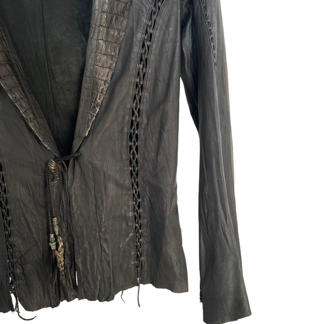 14th Addiction 14th addiction crocodile blazer w feather tassels Size US M / EU 48-50 / 2 - 2 Thumbnail