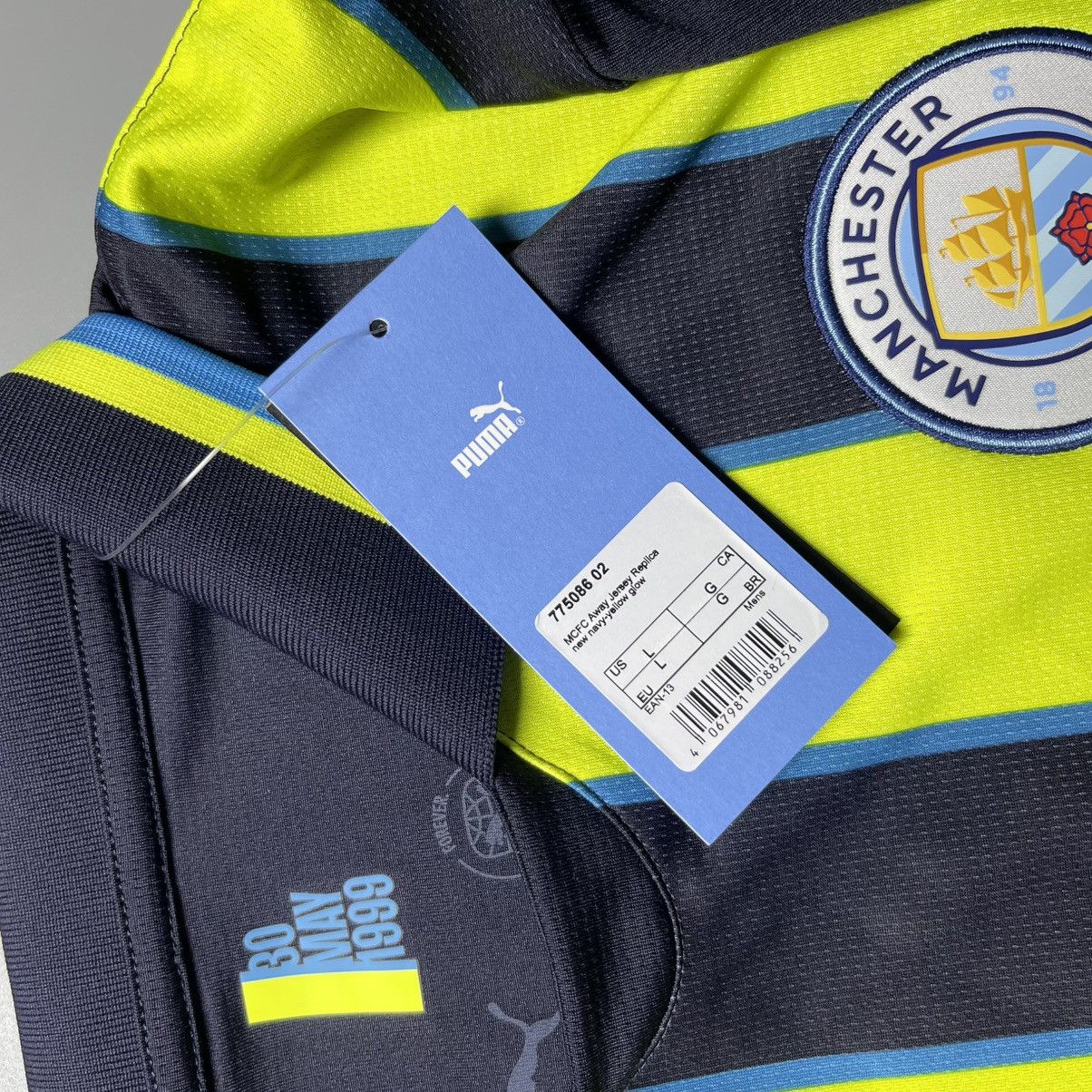 Puma MAN CITY PUMA 2024/2025 FOOTBALL AWAY JERSEY #17 DE BRUYNE Size US L / EU 52-54 / 3 - 6 Thumbnail