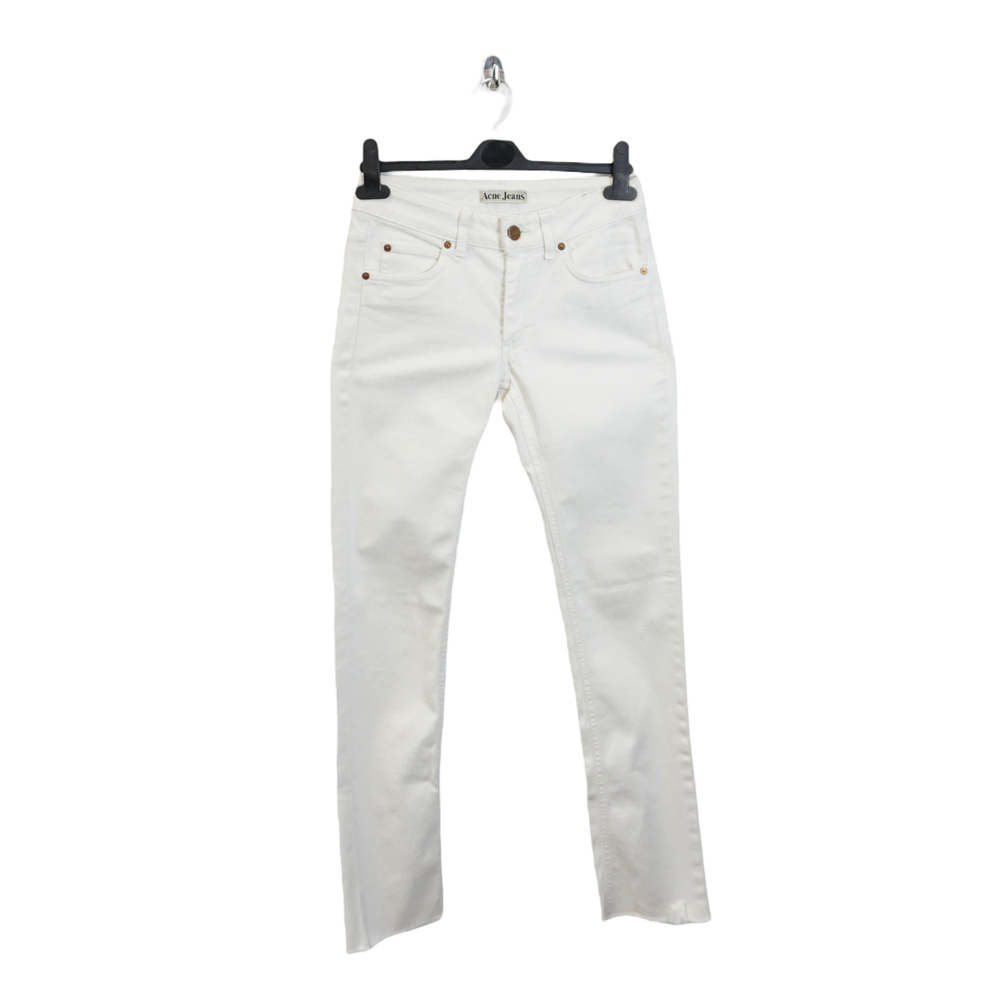 Acne Studios × Vintage Acne Studios Hex White Women's Jeans Size 26" / US 2 / IT 38 - 1 Thumbnail