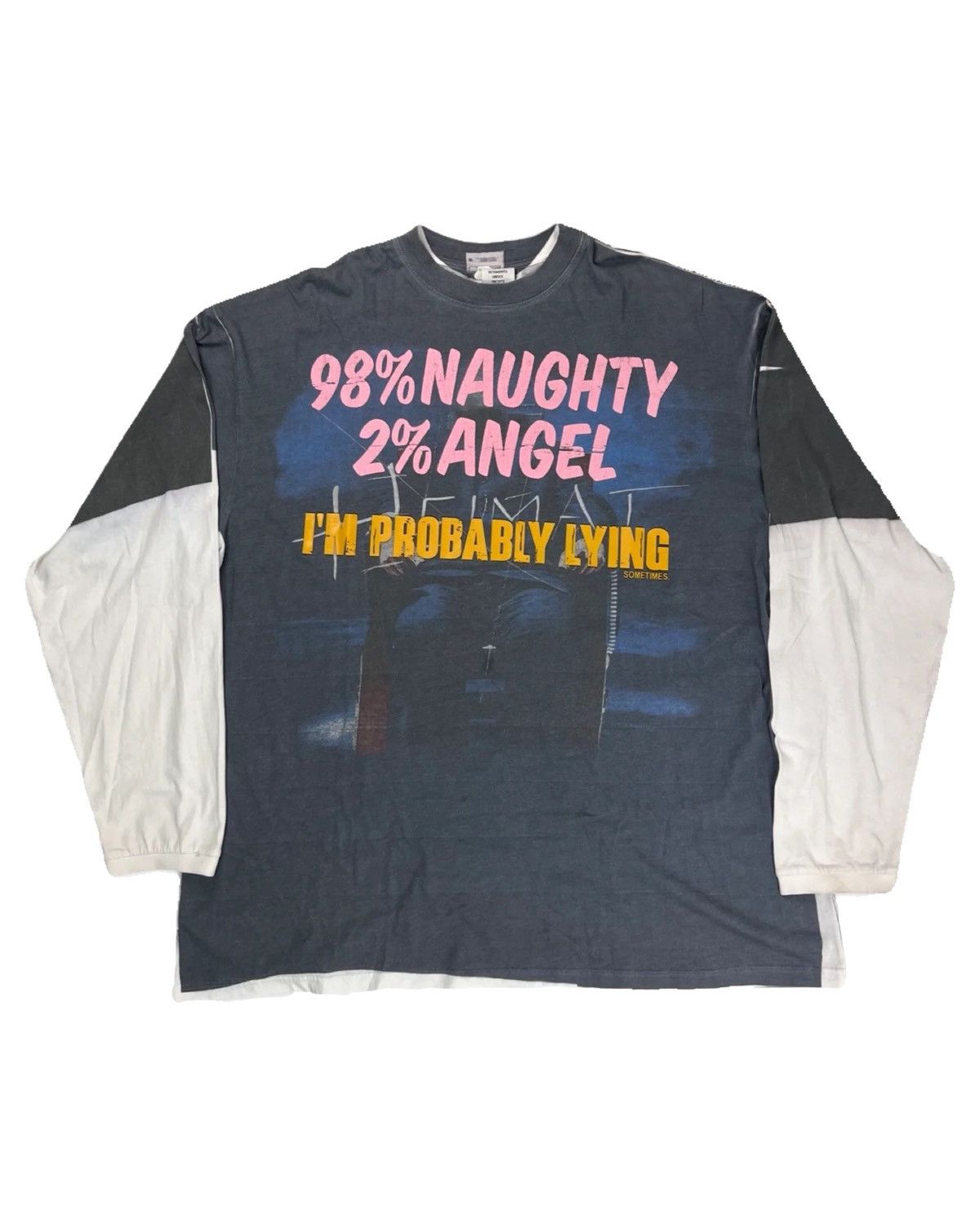 Vetements Vetements 98% Naughty 2% Angel Trompe L’oeil Longsleeve Size US S / EU 44-46 / 1 - 1 Thumbnail