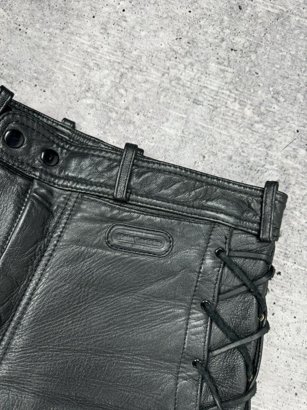 Genuine Leather Vintage 90’s Y2K Style Casual Cowboy Genuine Leather Pants Size US 30 / EU 46 - 8 Thumbnail