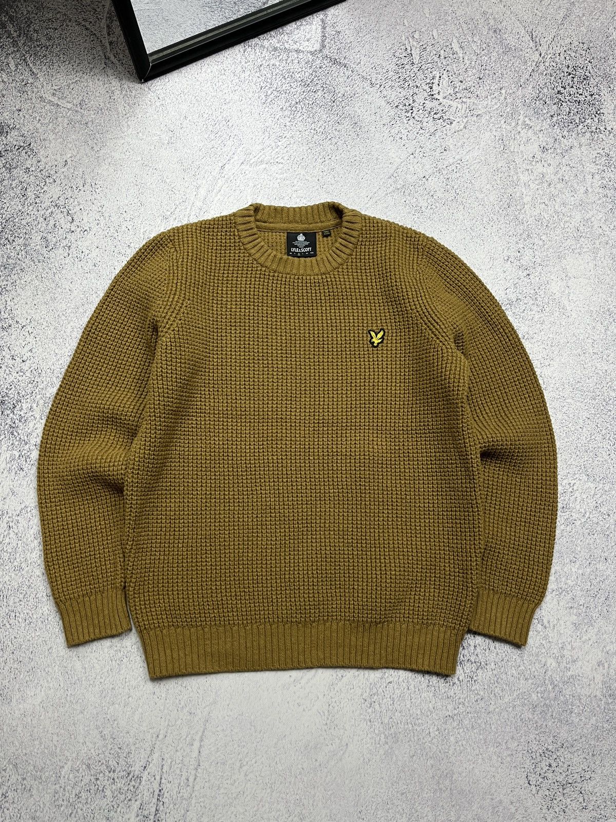 Lyle & Scott Lyle & Scott Wool Cotton Knit Sweater Crewneck Casual Luxury Size US M / EU 48-50 / 2 - 1 Thumbnail