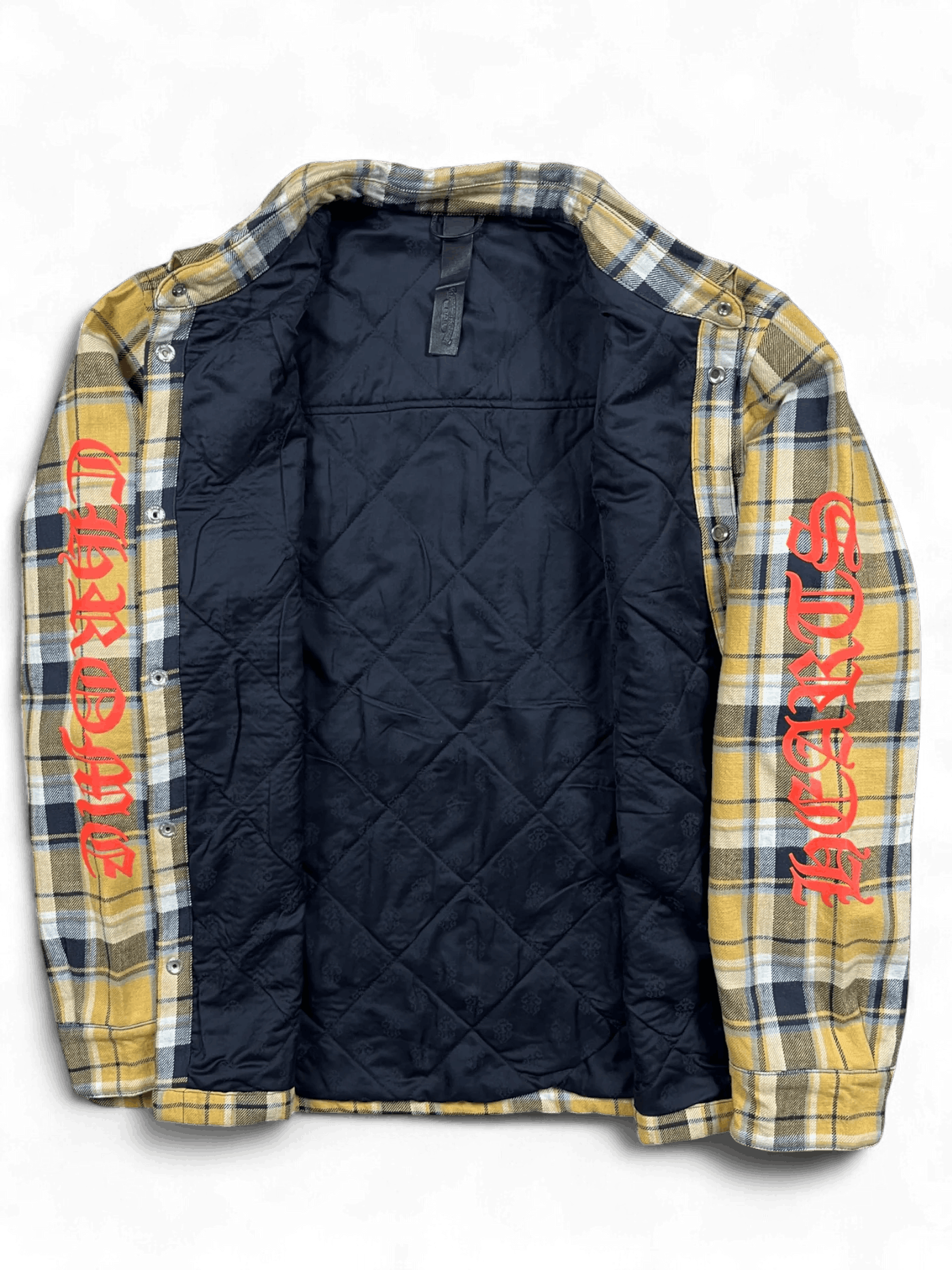 Chrome Hearts Chrome Hearts Yellow Padded Flannel Jacket Size US XL / EU 56 / 4 - 2 Thumbnail