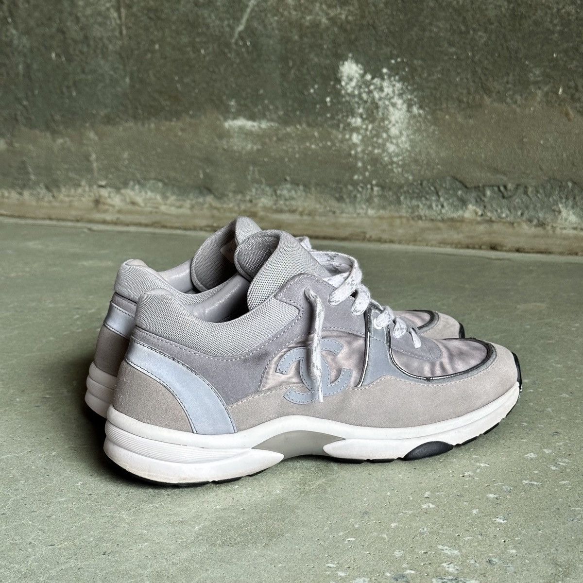 Chanel Chanel 3M CC Suede Low Top Trainer Sneakers Size US 9.5 / EU 42-43 - 4 Thumbnail