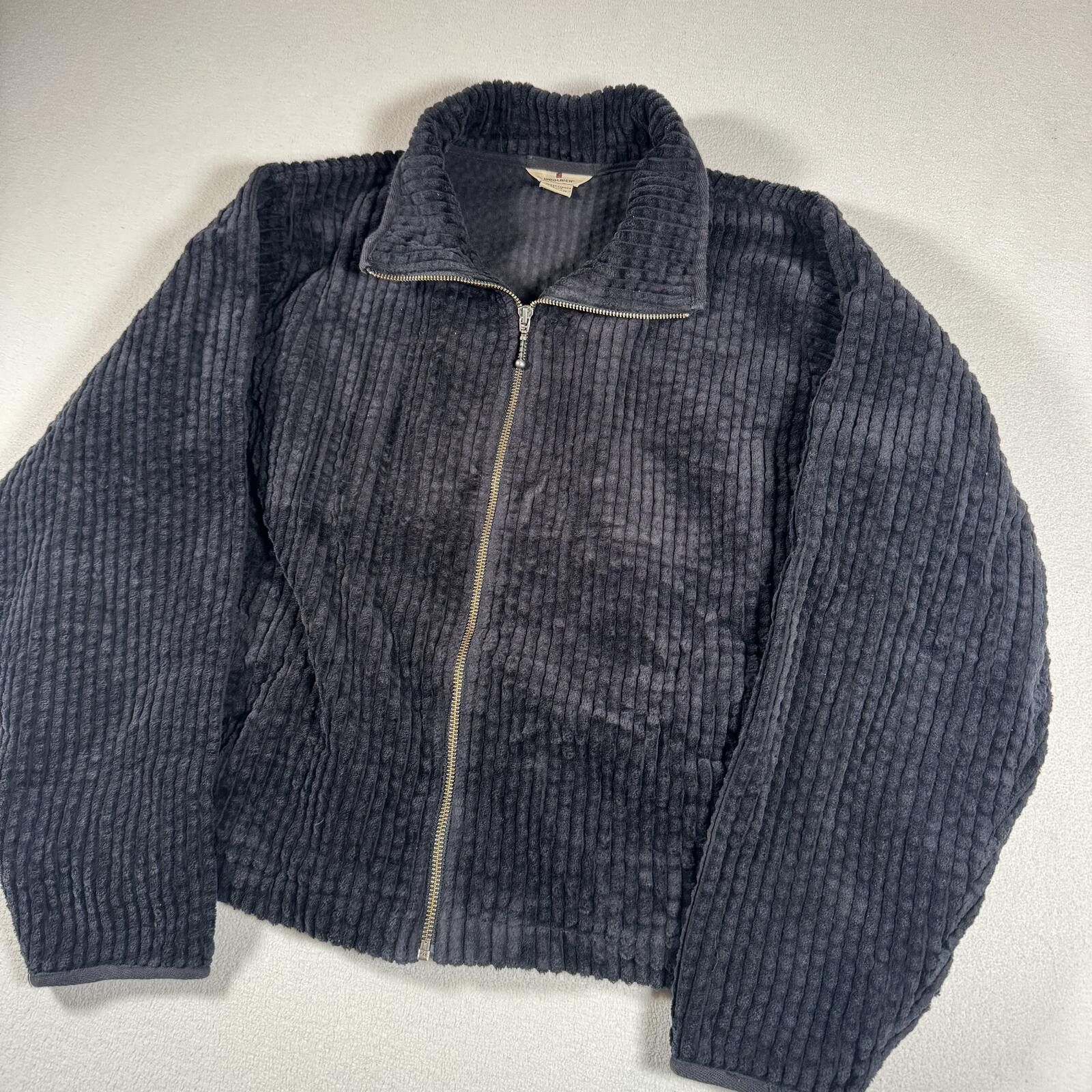 Woolrich Woolen Mills Vintage Y2K Woolrich Corduroy Cropped Zip Up Jacket Size XL / US 12-14 / IT 48-50 - 7 Thumbnail