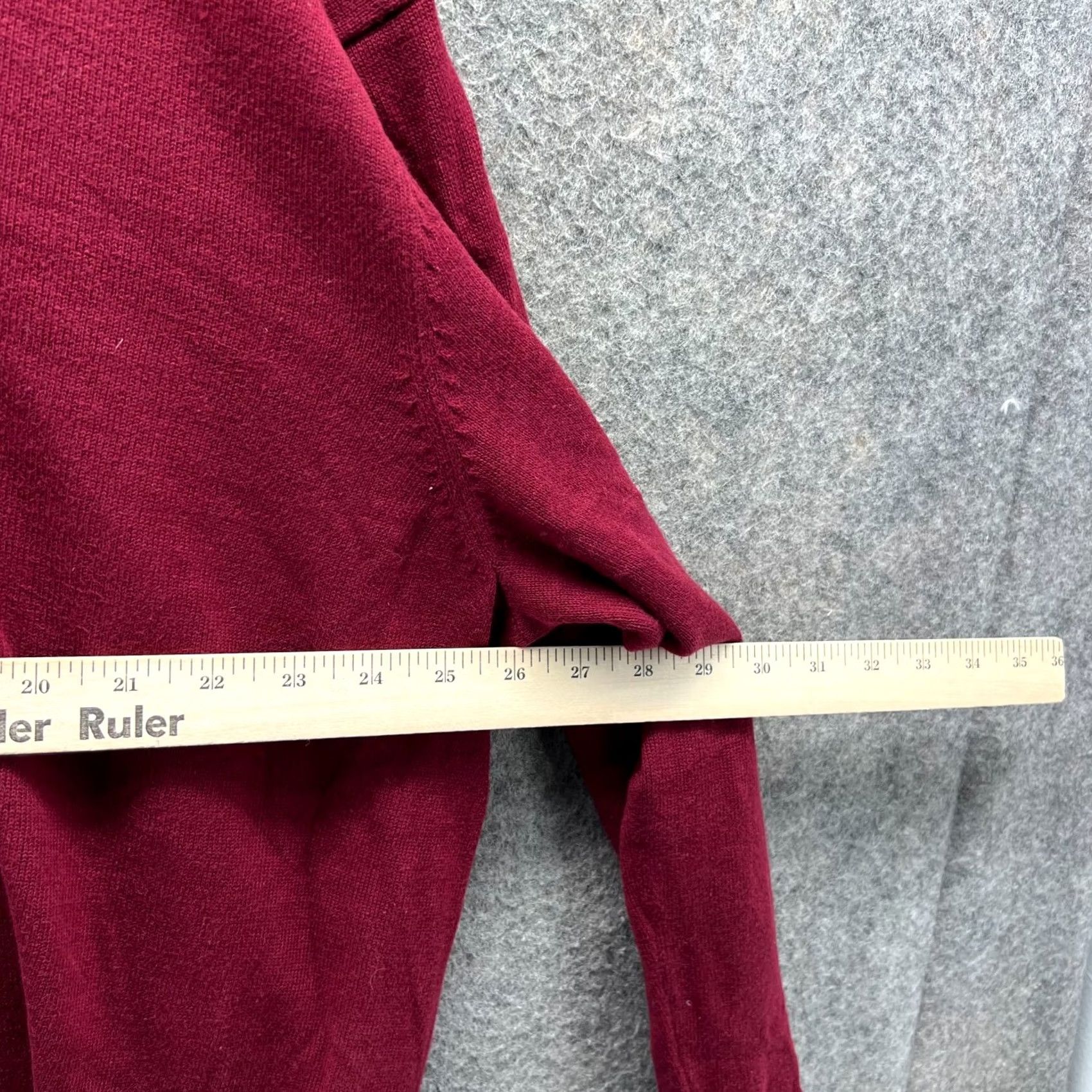 Tommy Hilfiger Tommy Hilfiger Pullover Sweater Mens XXL Red V-Neck Fleece Knit Cotton Shirt Season All Seasons Logo Size US XXL / EU 58 / 5 - 3 Thumbnail
