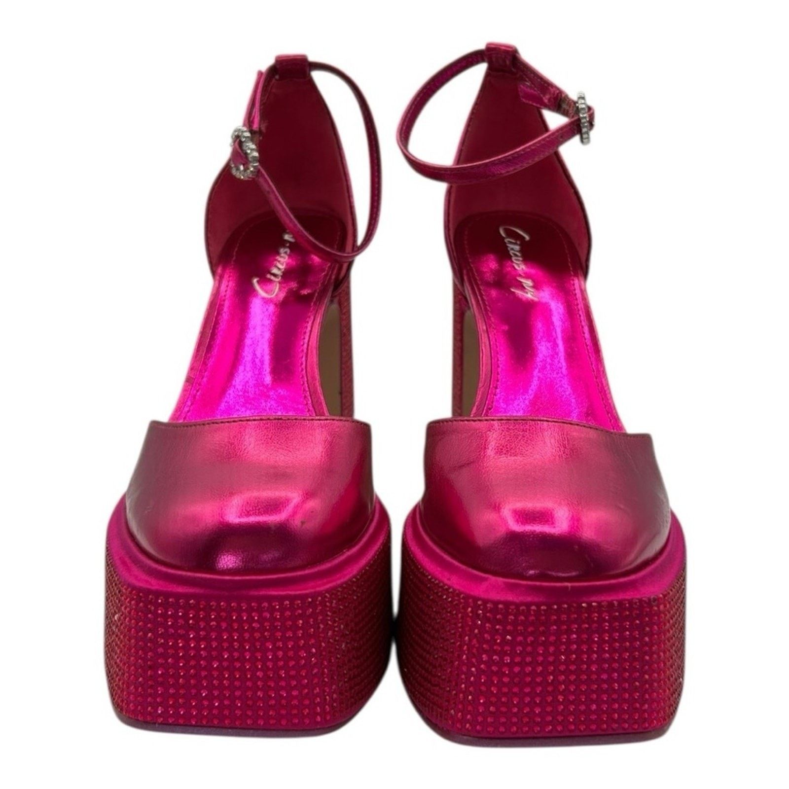 Sam Edelman Circus Ny Sam Edelman Hot Pink Rhinestone Platforms Size 6.5 Size US 6.5 / IT 36.5 - 3 Thumbnail