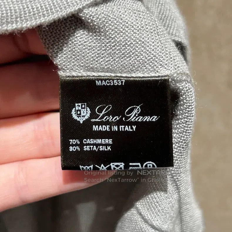 Loro Piana Loro Piana Grey Cashmere Vest Cardigan Set Size XS / US 0-2 / IT 36-38 - 6 Thumbnail