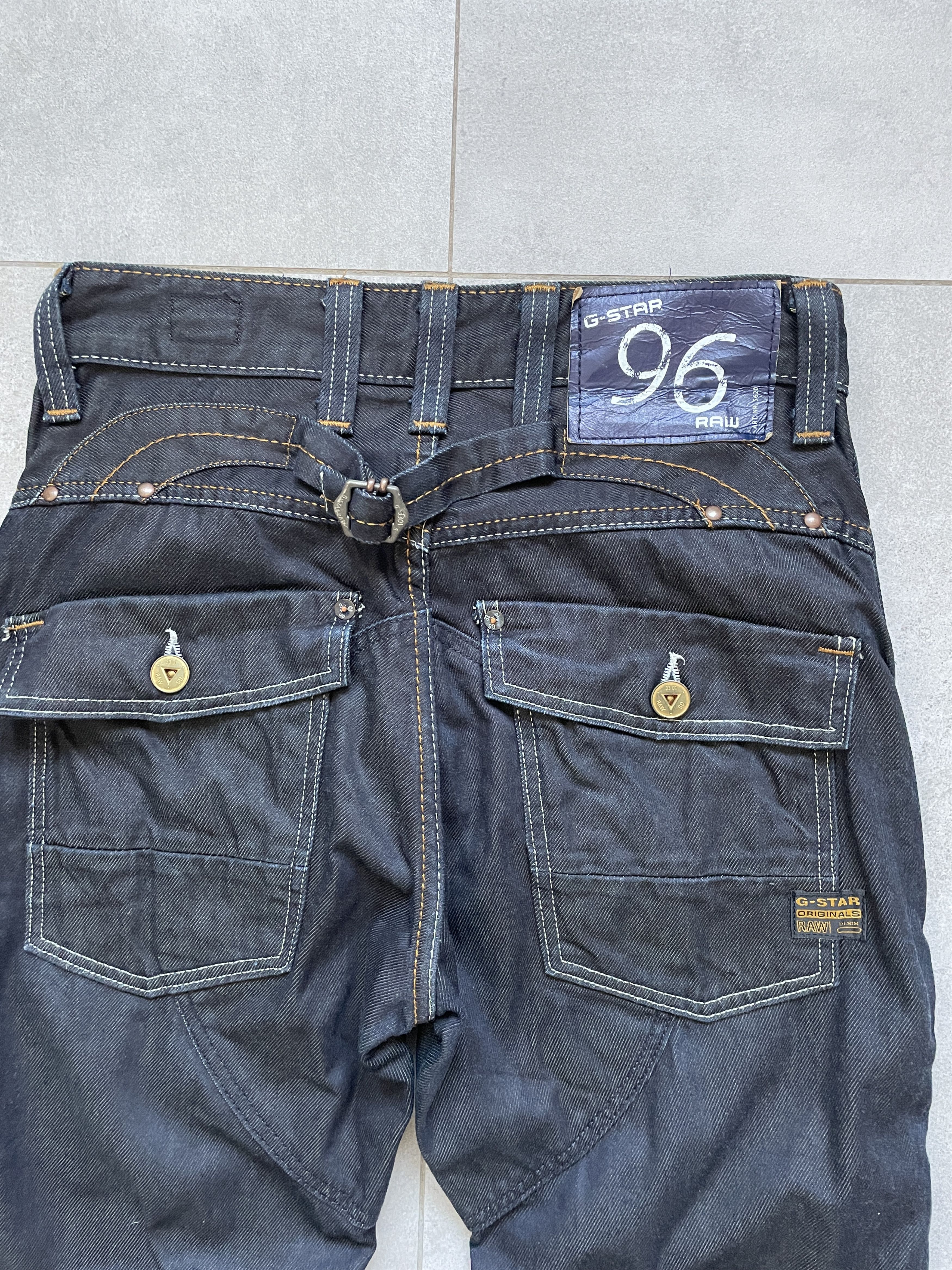 G-Star G-STAR GSTAR RAW DENIM STRAIGHT JEANS JAPANEESE Size US 29 - 6 Thumbnail