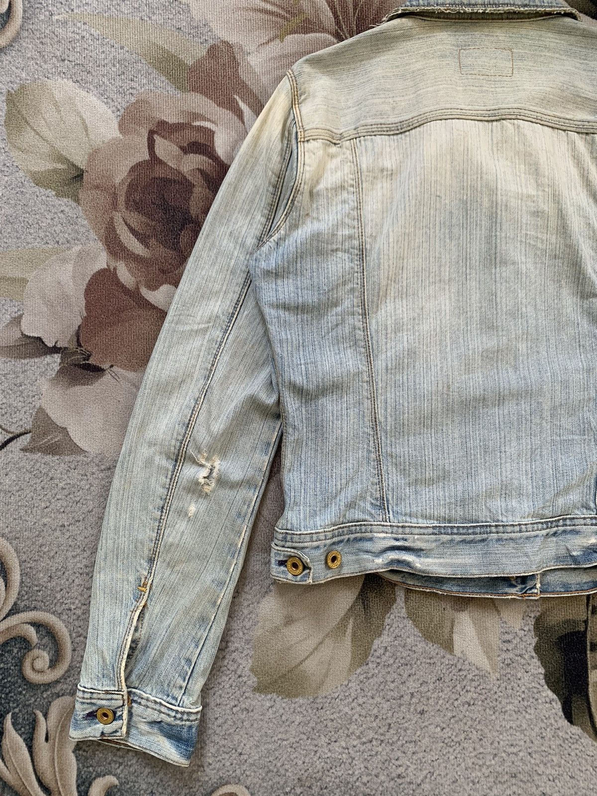 Polo Ralph Lauren Ralph Lauren Polo Jeans Co Distress Denim Jacket Size M / US 6-8 / IT 42-44 - 10 Thumbnail