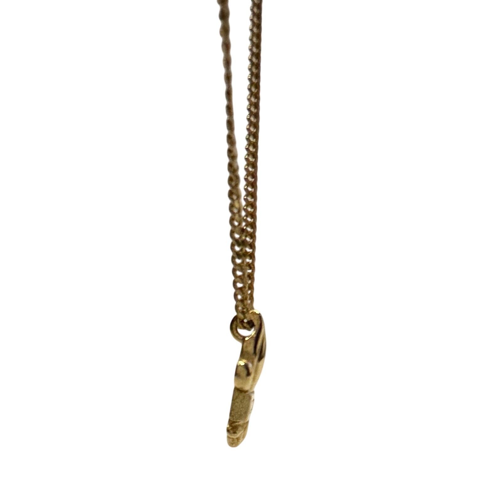 Givenchy Vintage Givenchy Gold Plated Fleur-De-Lis Pendant Necklace Size ONE SIZE - 8 Thumbnail