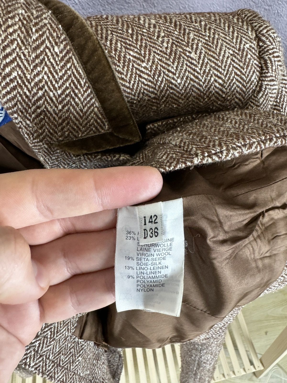 Blumarine Blugirl Blumarine herringbone tweed double-breasted blazer Size M / US 6-8 / IT 42-44 - 12 Thumbnail