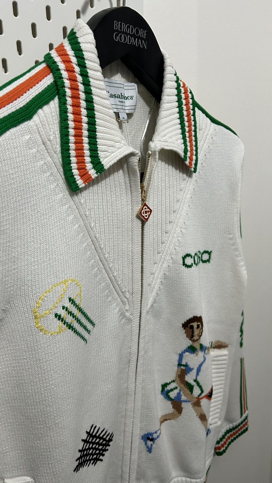 Casablanca Casablanca KNIT LE JEU INTARSIA KNIT JACKET Medium Size US M / EU 48-50 / 2 - 2 Thumbnail