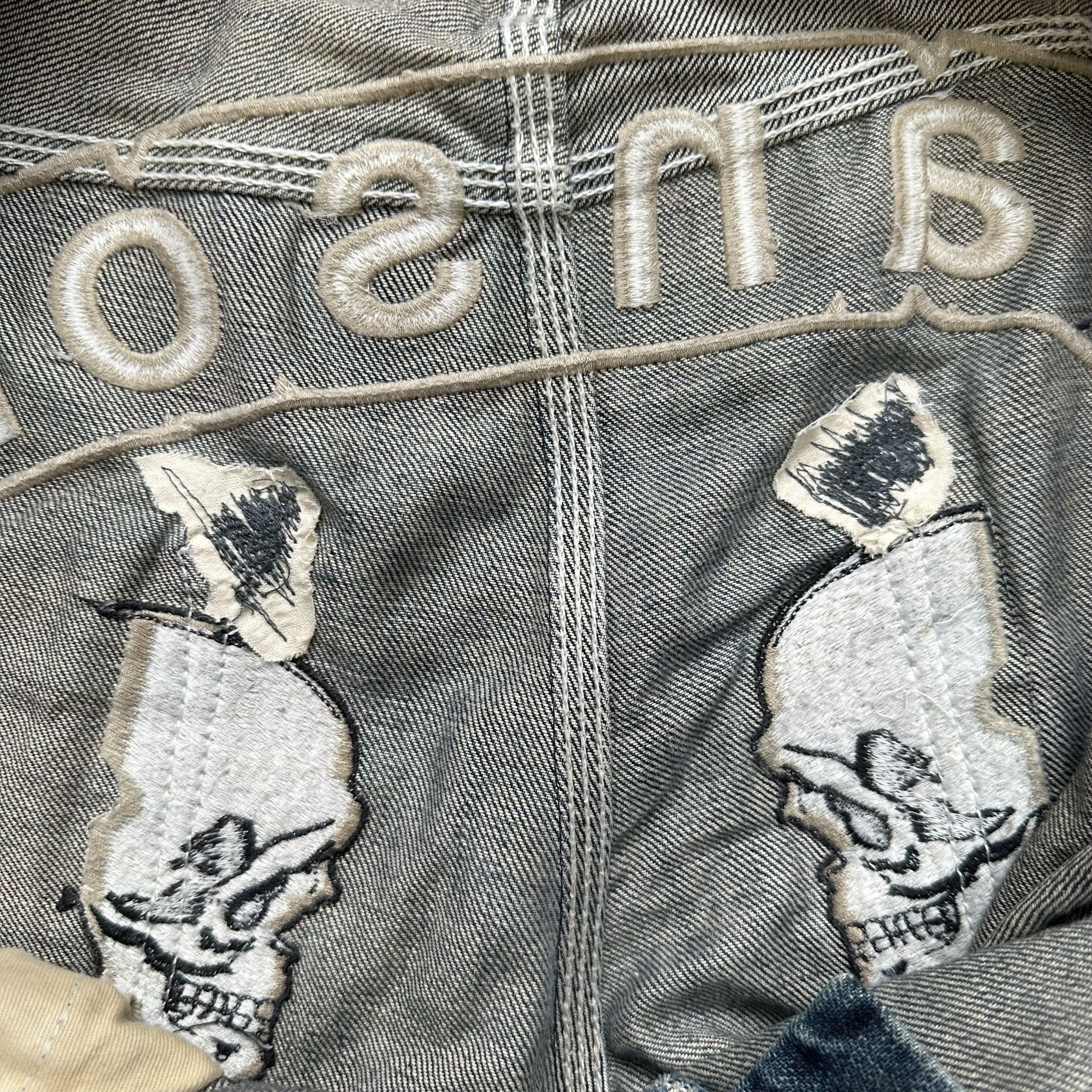 Vanson Leathers Vanson Leathers Embroidered Big Logo Denim Pant #A33-0742 Size US 36 / EU 52 - 17 Thumbnail