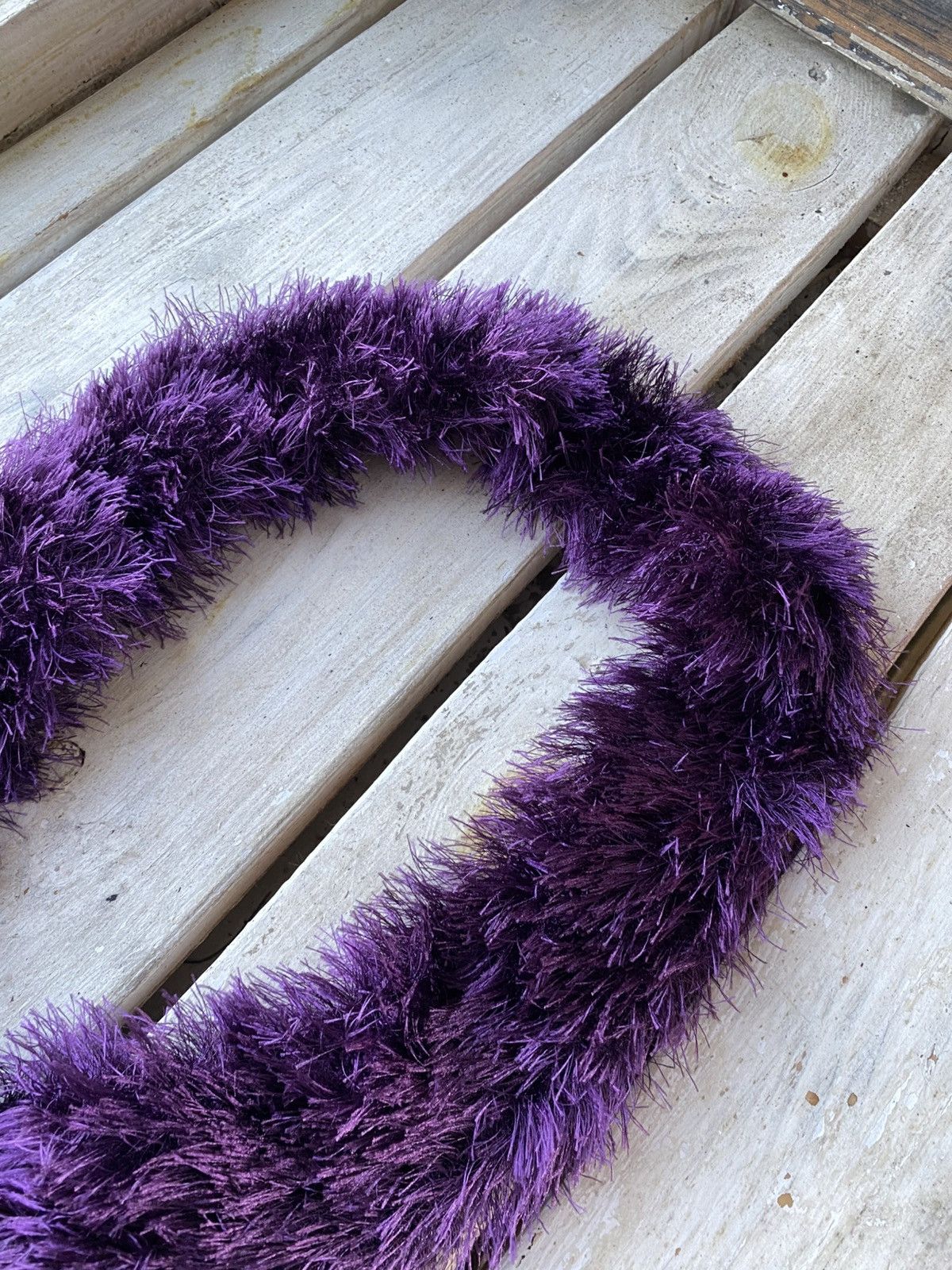Japanese Brand × Vintage japanese fuzzy mohair scarf vintage y2k Size ONE SIZE - 3 Thumbnail