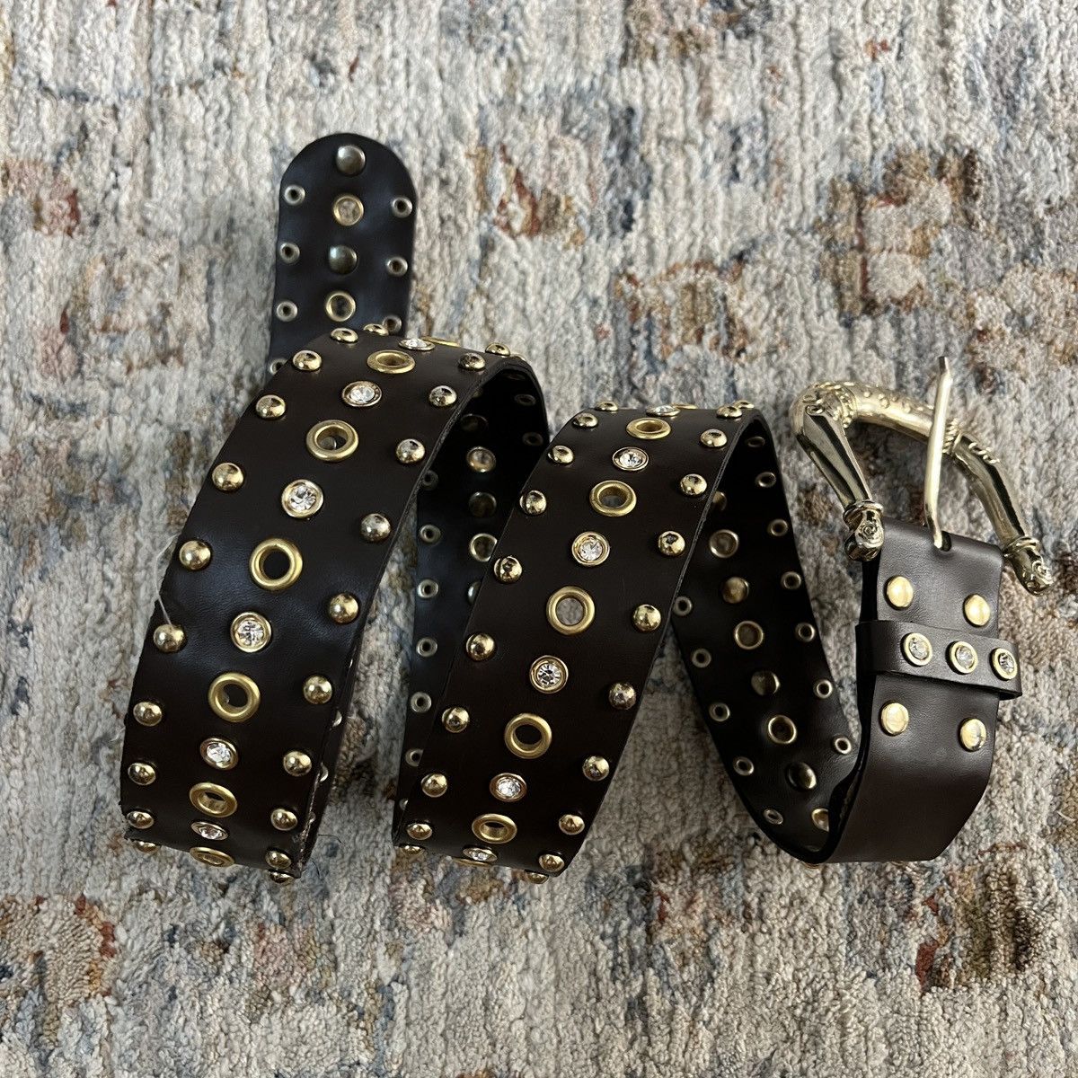 Vintage Y2K Studded Diamond Belt Size ONE SIZE - 3 Thumbnail