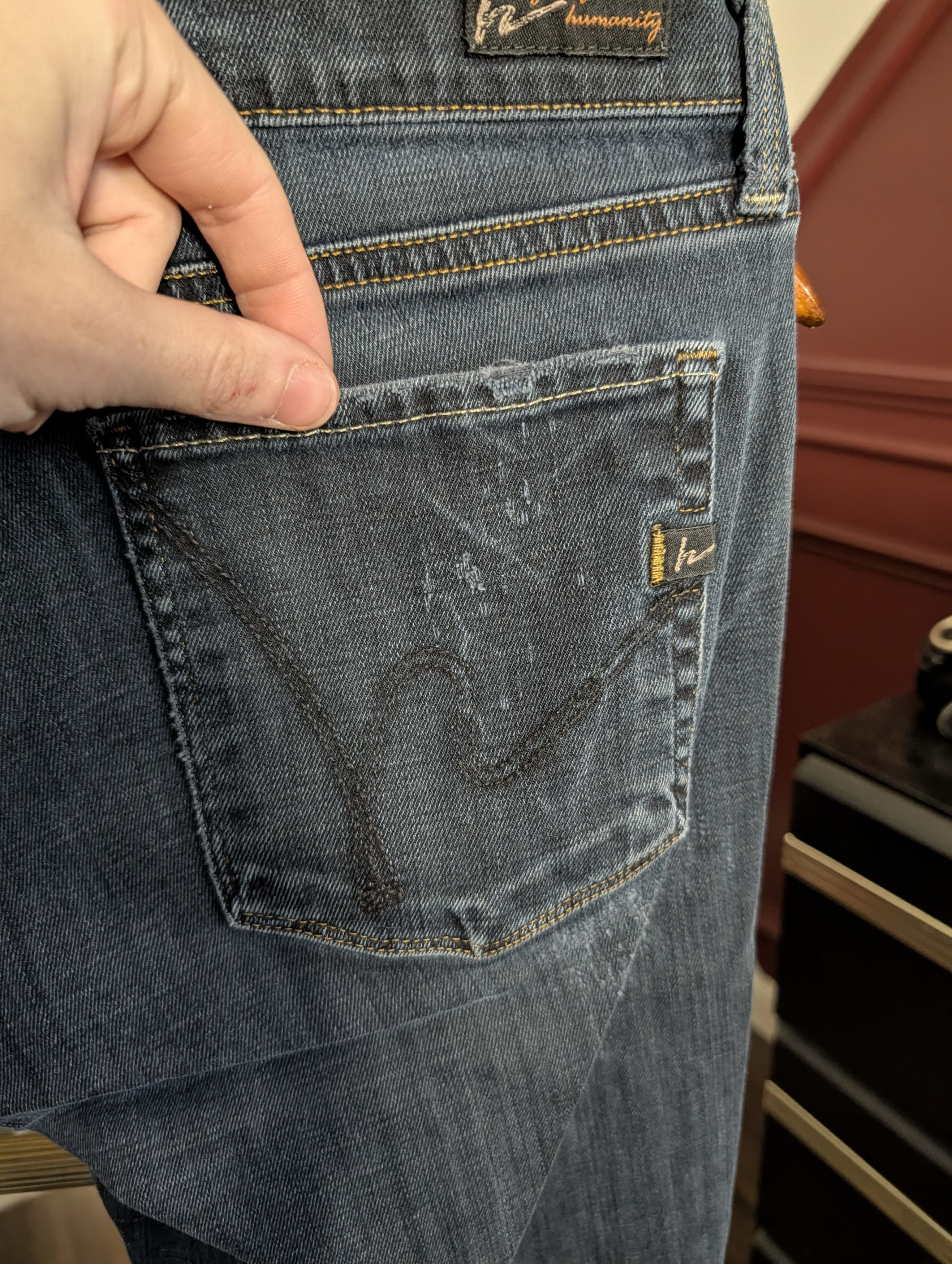 Citizens Of Humanity Flared bootcut made in USA blue denim jeans 32 Size 32" / US 10 / IT 46 - 8 Thumbnail